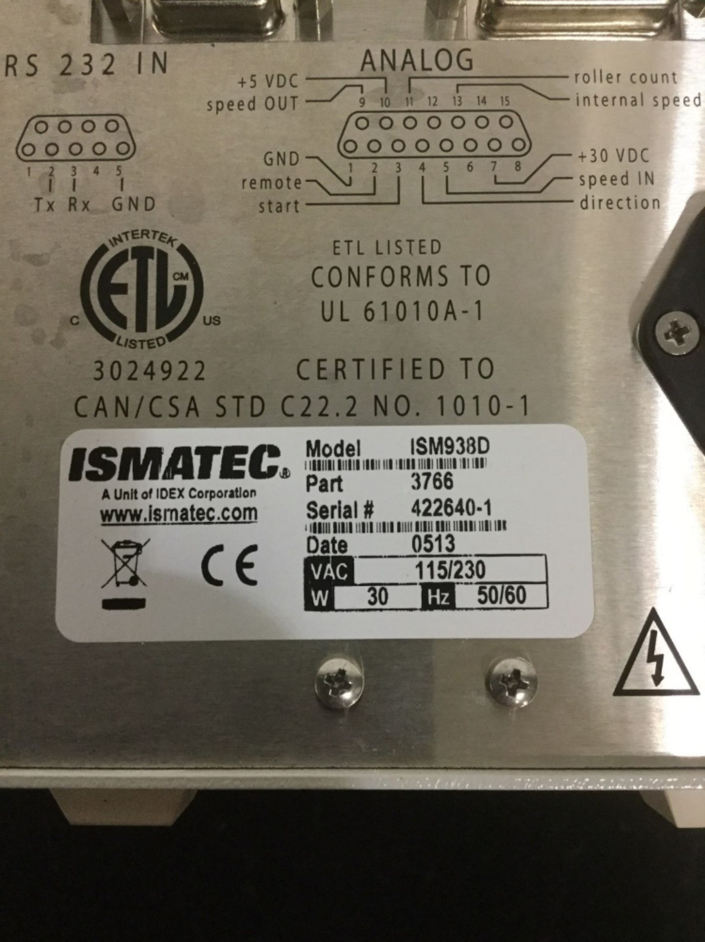 Ismatec IPC High Precision Multi Channel Dispenser - Image 2 of 2