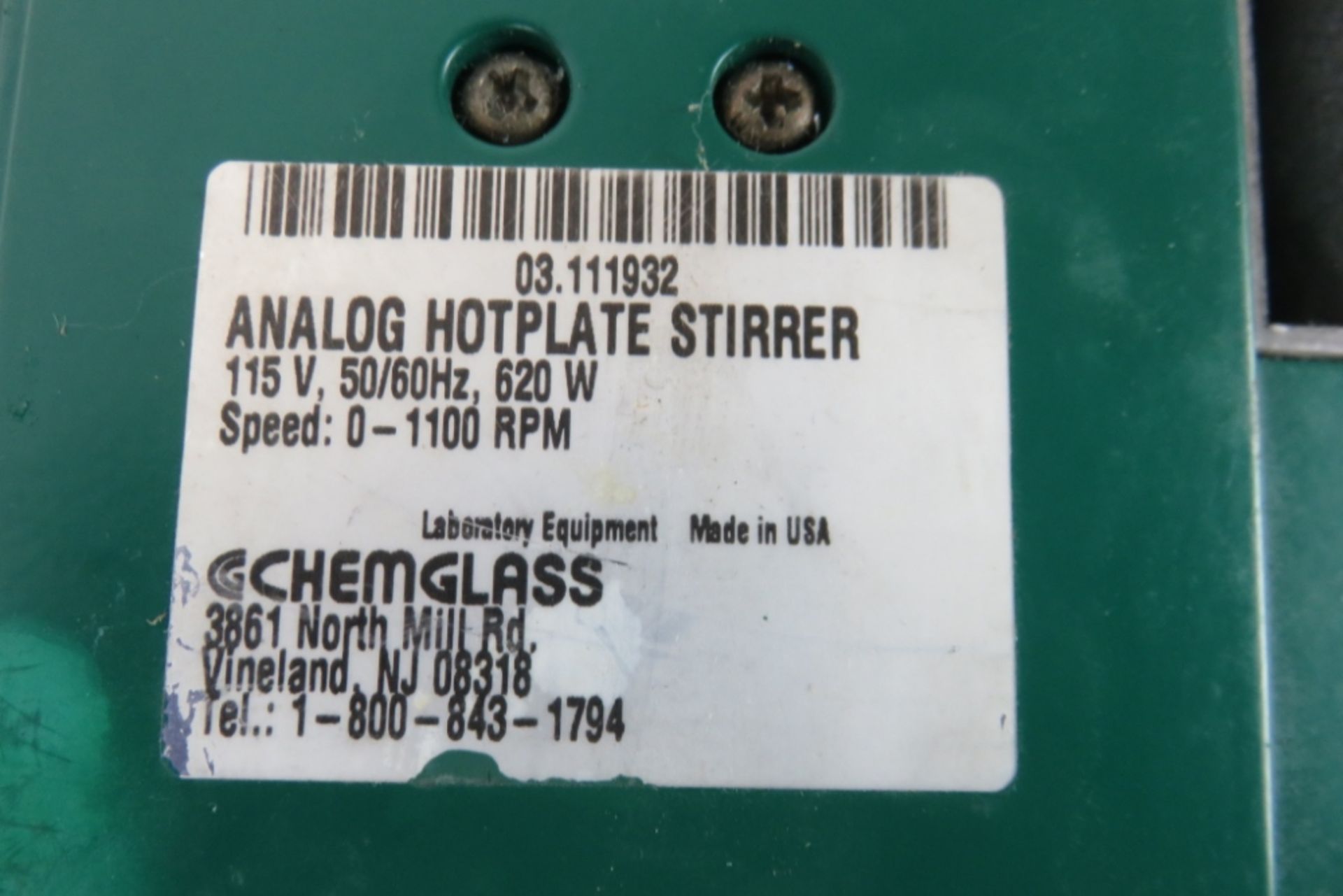 IKA RET Basic and Chemglass Hot Plate Stirrers - Image 5 of 6