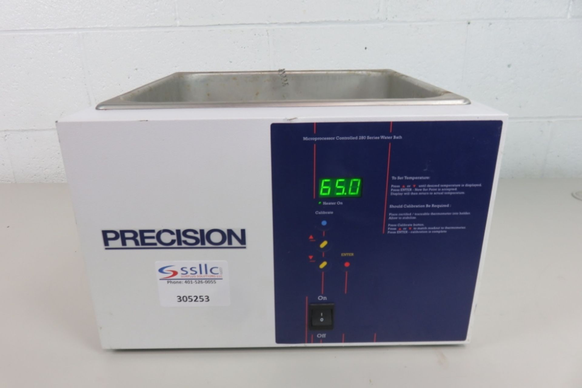 Precision Microprocessor Controlled 280 Series Water Bath