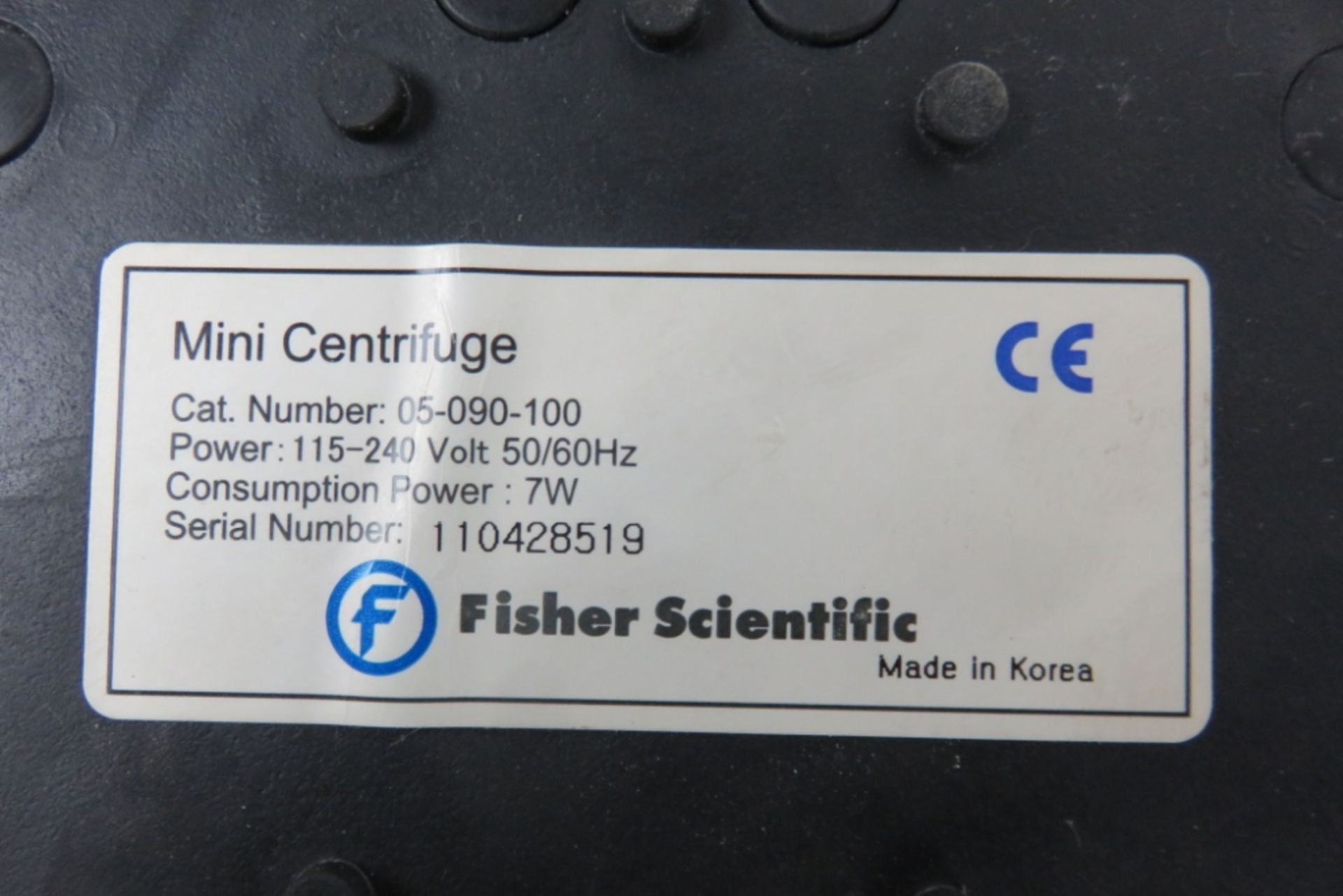 Fisherbrand Mini-Centrifuge - Image 3 of 3