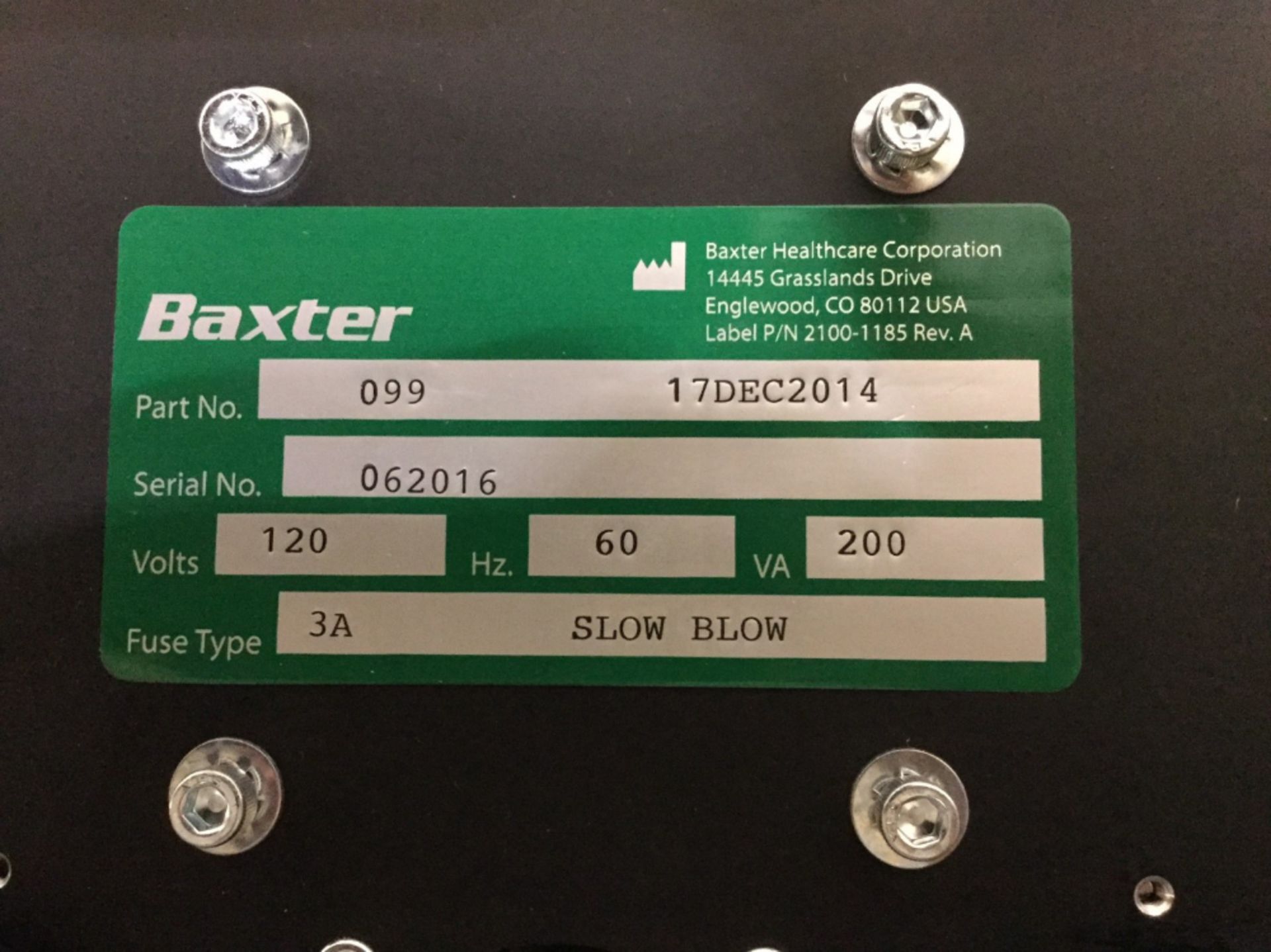 Baxter Repeater Pharmacy Pump - Image 3 of 3