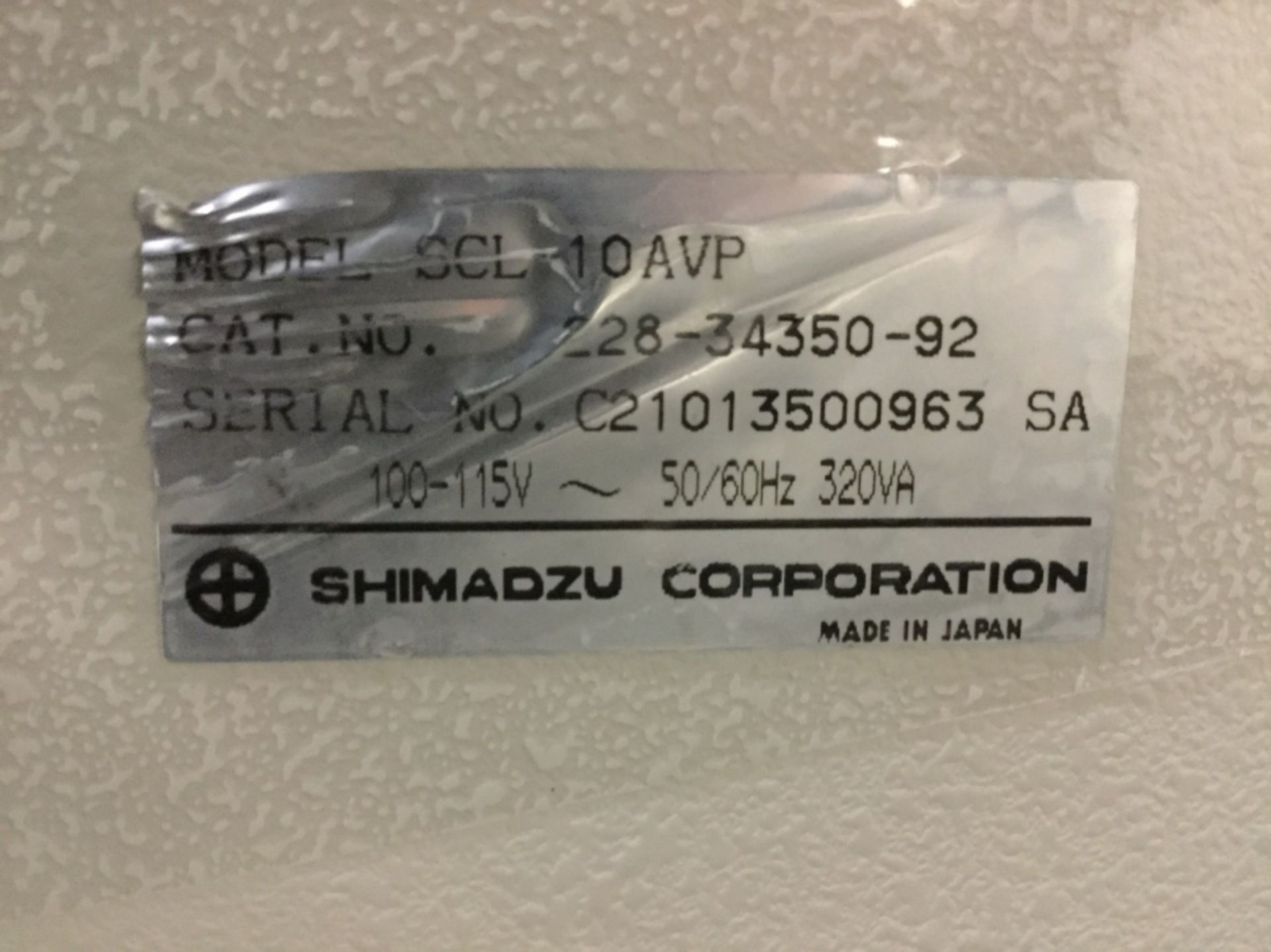 Shimadzu SCL-10A VP System Controller - Image 2 of 2