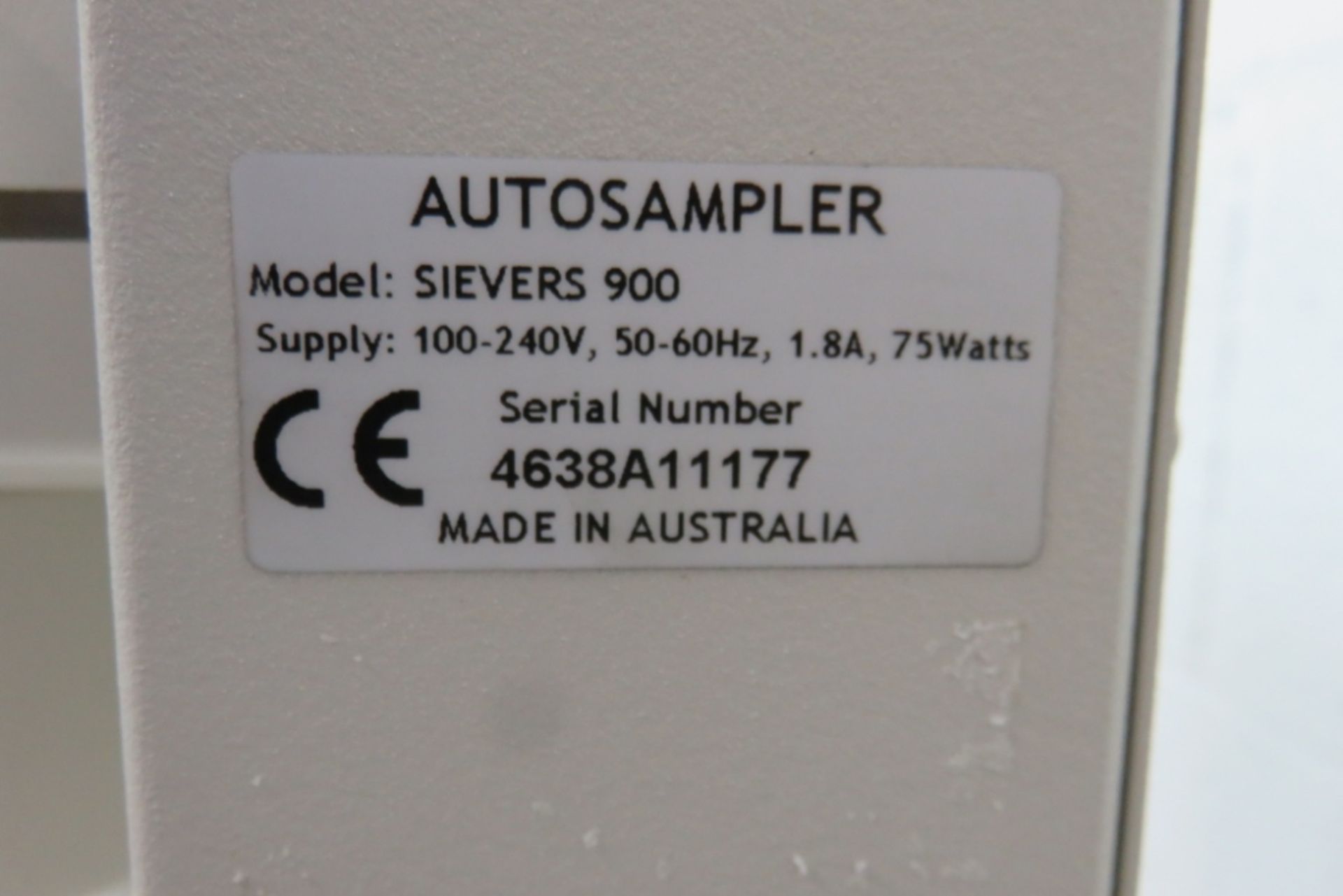 Sievers 900 Laboratory TOC Autosampler - Image 4 of 4