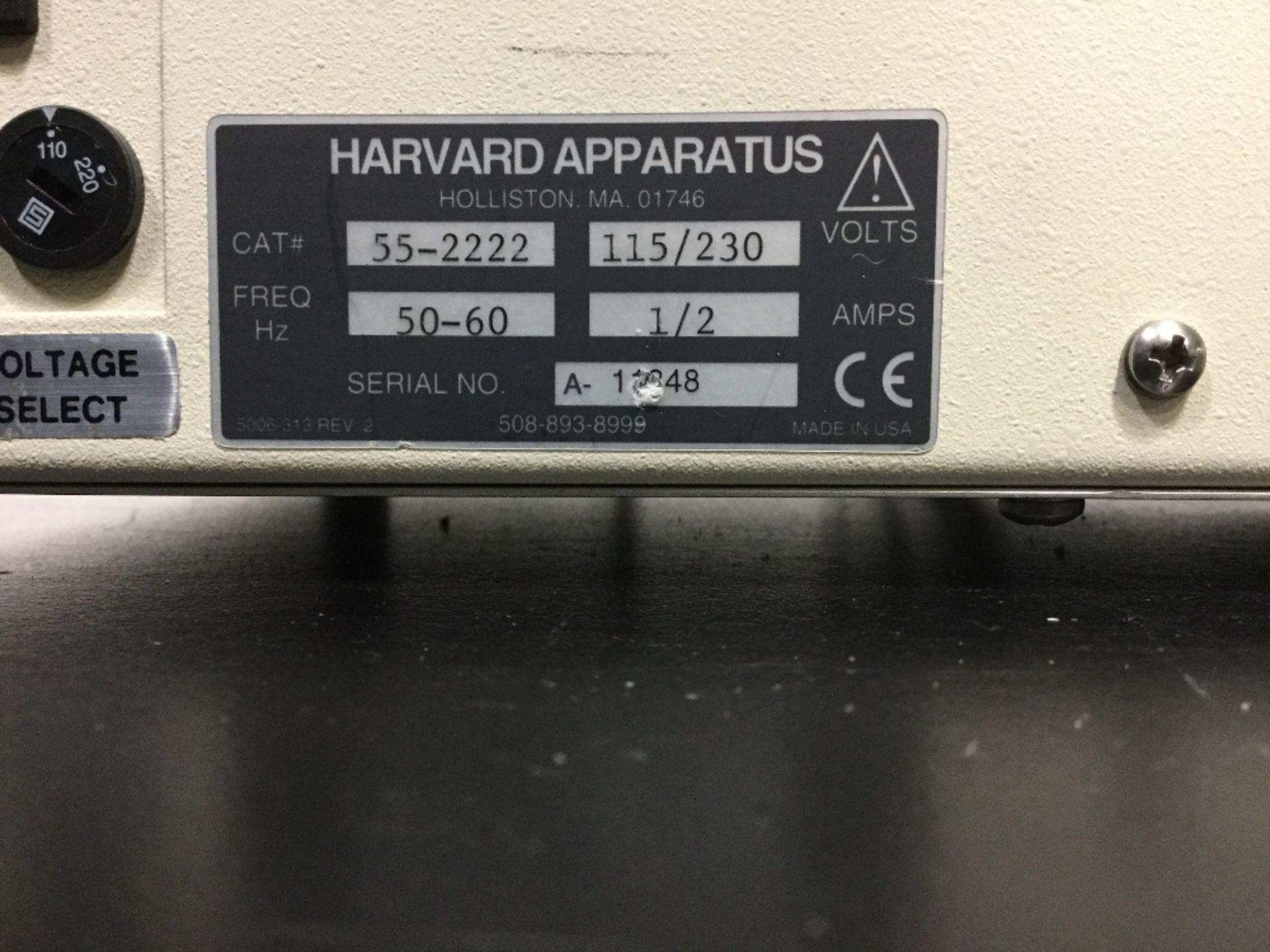 Harvard Apparatus Model 22 Infusion Pump - Image 2 of 2