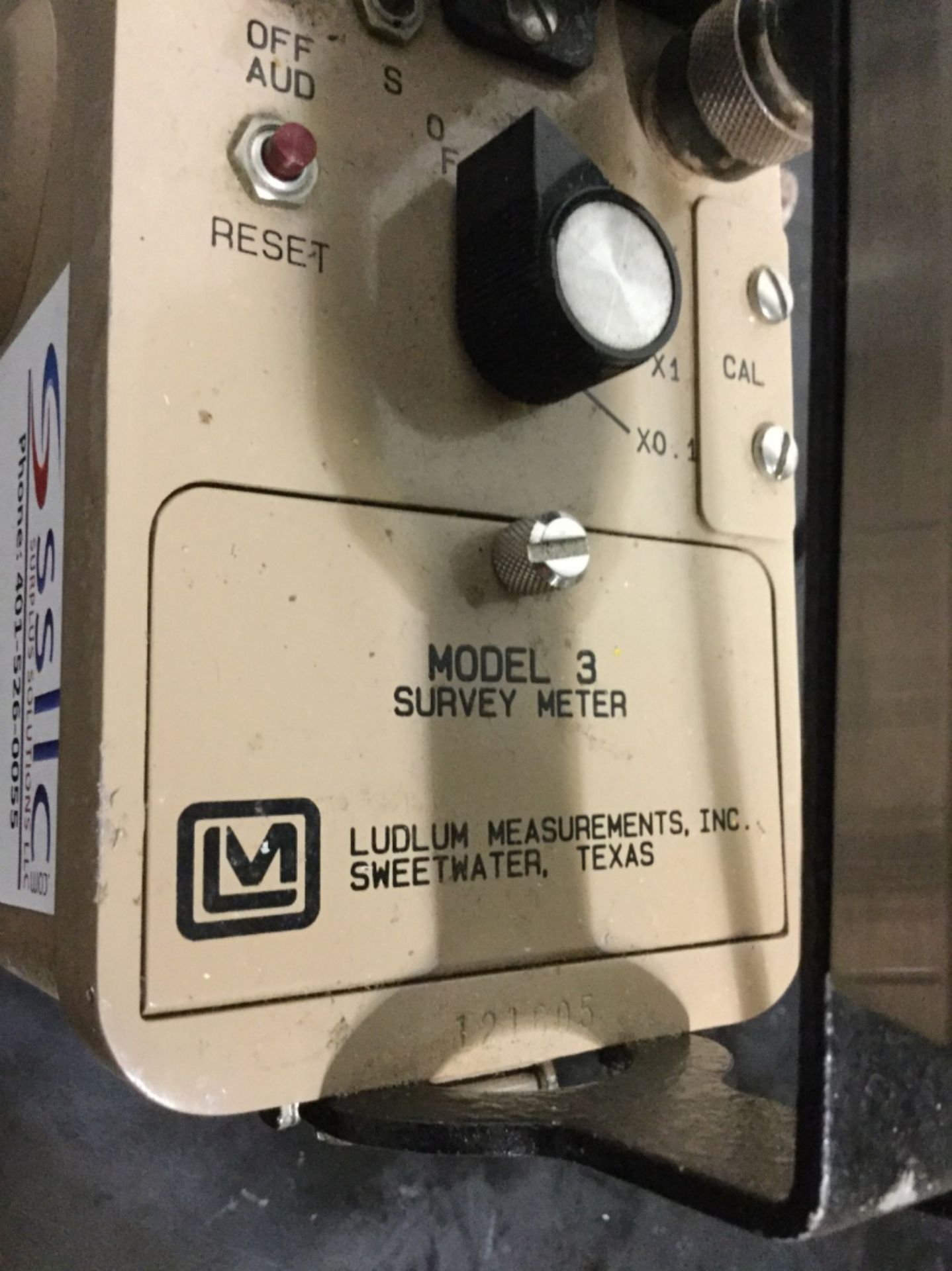 Ludlum Measurements Model 3 Survey Meter - Image 2 of 2