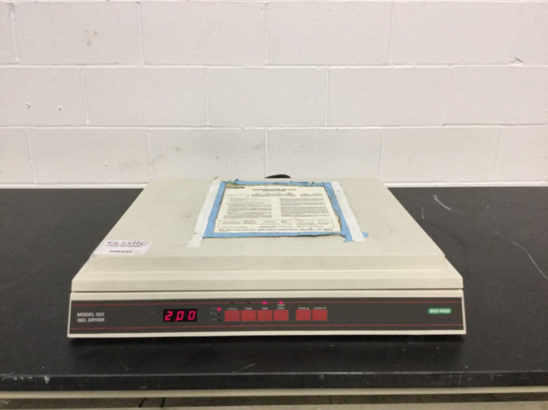 Bio-Rad Model 583 Gel Dryer