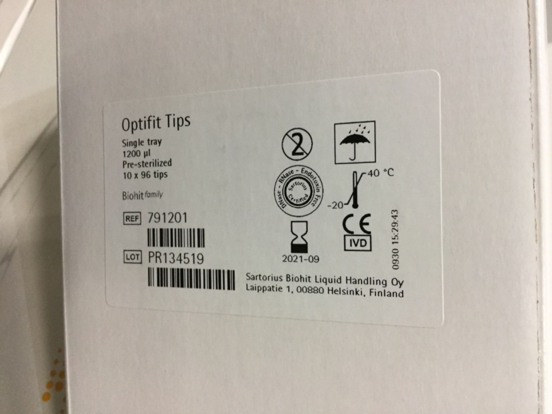 Lot of Sartorius Optifit Tips - Image 3 of 3