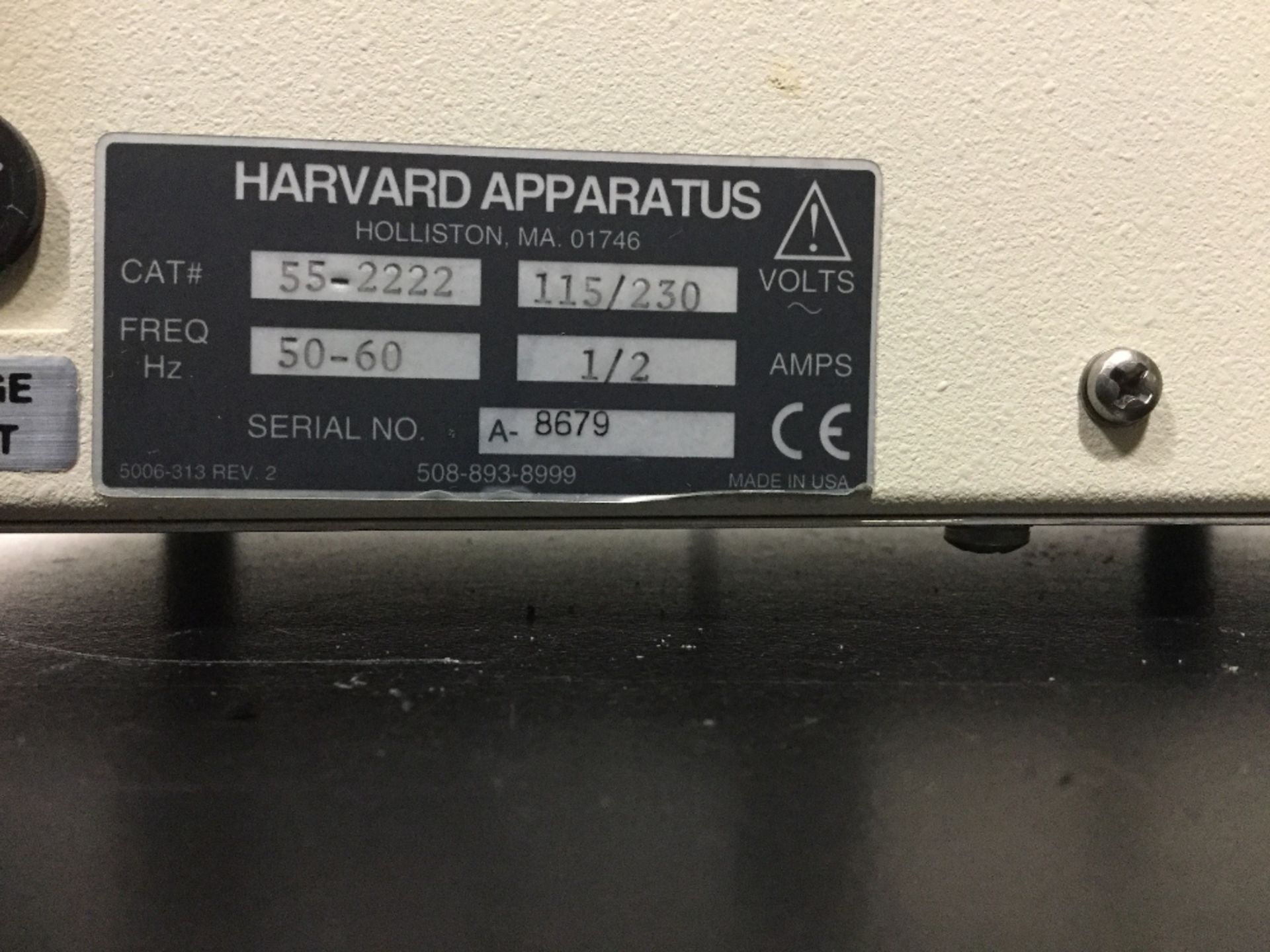 Harvard Apparatus Model 22 Infusion Pump - Image 2 of 2