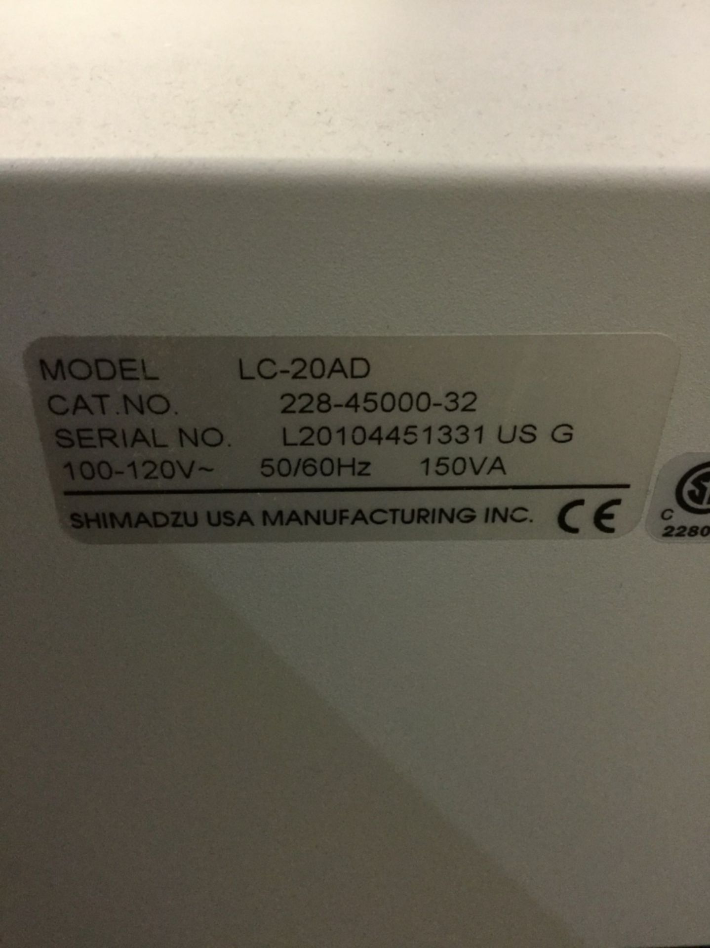 Shimadzu Prominence LC-20AD Prominence Liquid Chromatograph Pump - Image 3 of 3