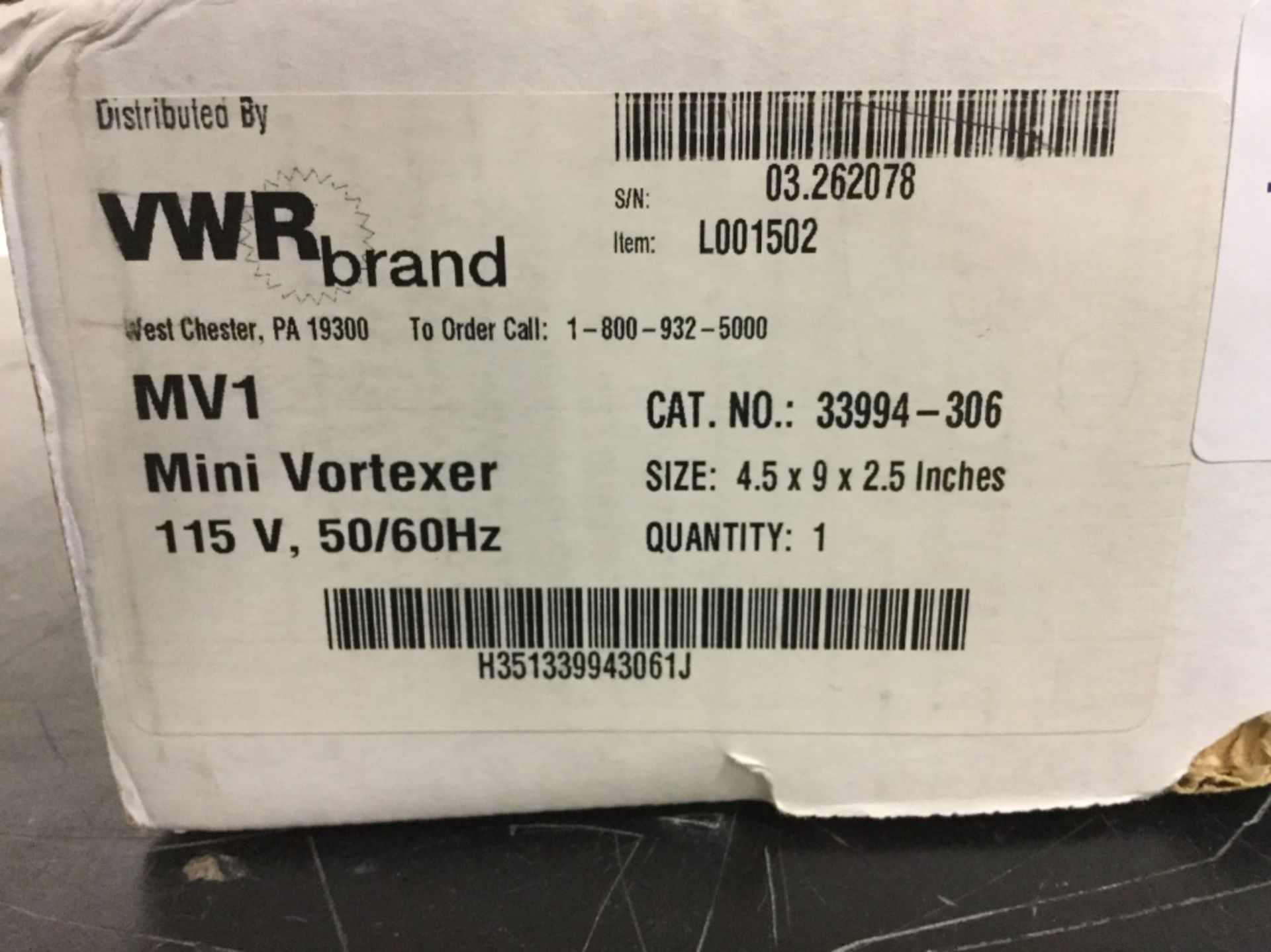 VWR MV1 Mini Vortexer New in Box - Image 3 of 3