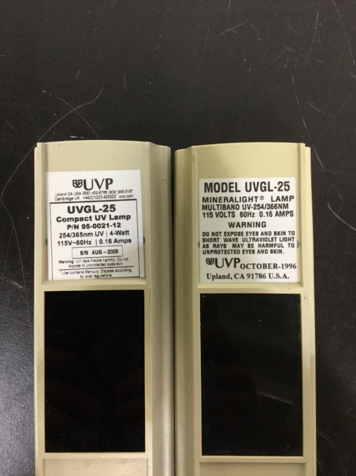 Lot of (2) UVP Mineralight Lamps - Image 2 of 2