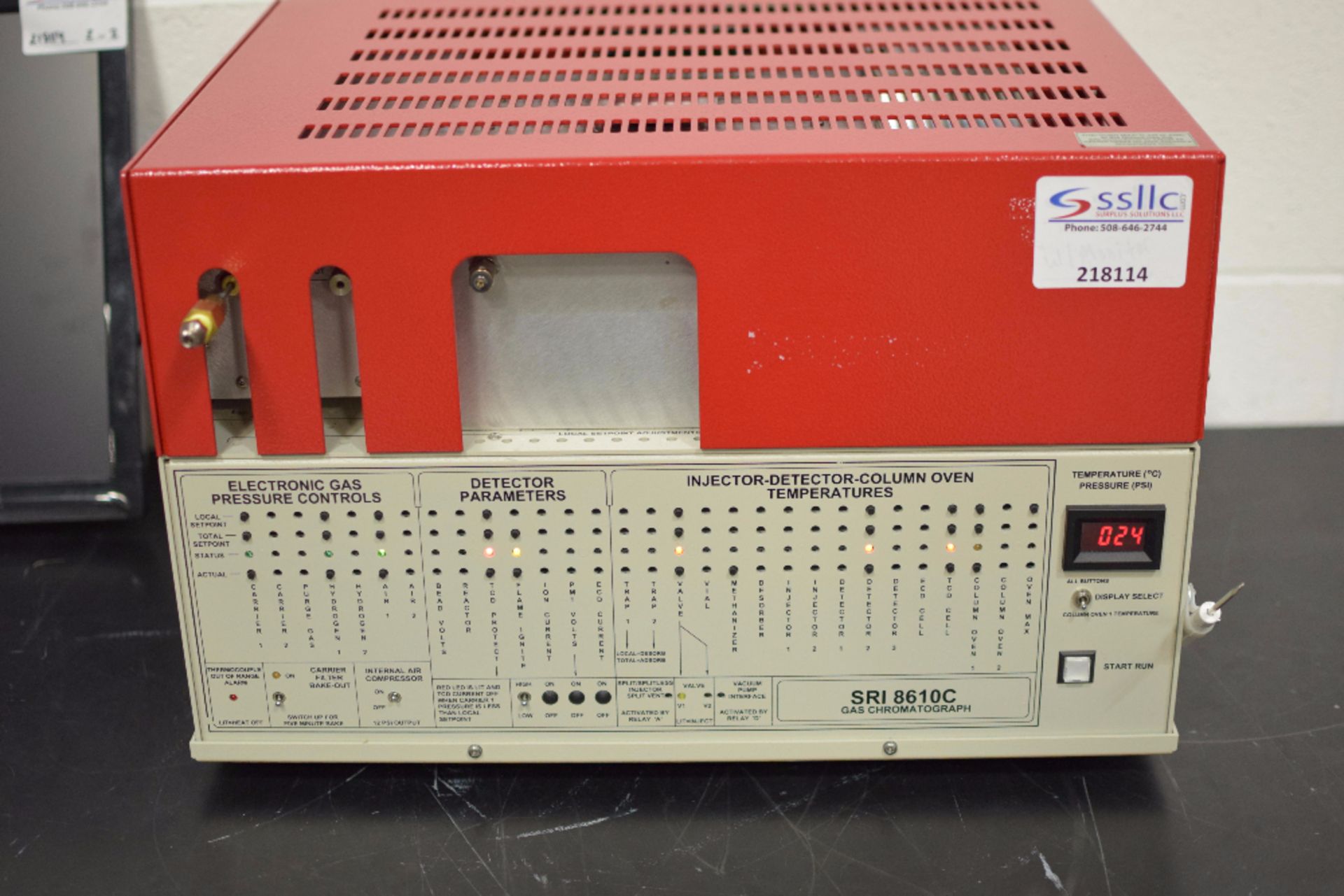 SRI 8610C Gas Chromatograph - Image 4 of 8