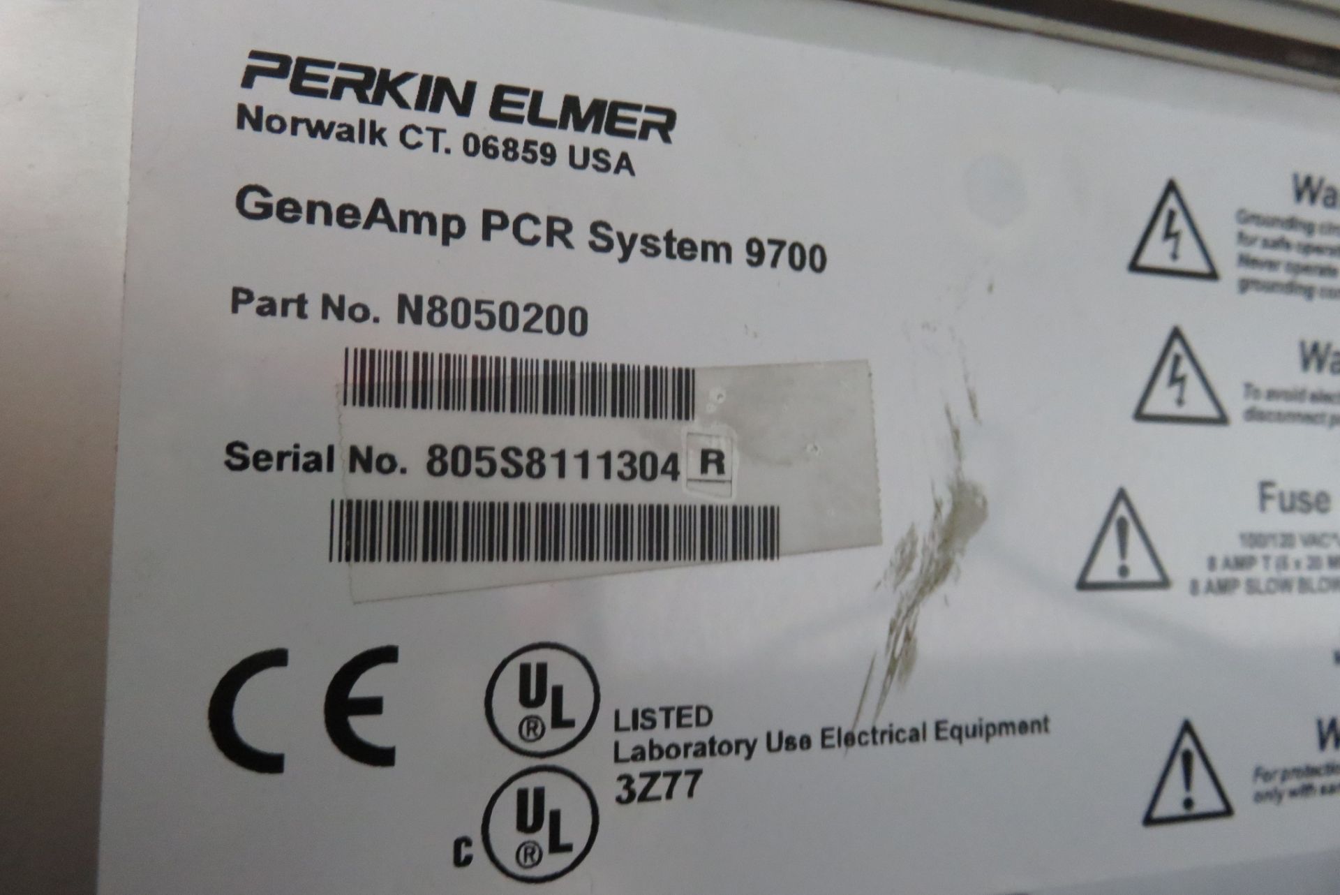 ABI GeneAmp 9700 Thermal Cycler - Image 6 of 7