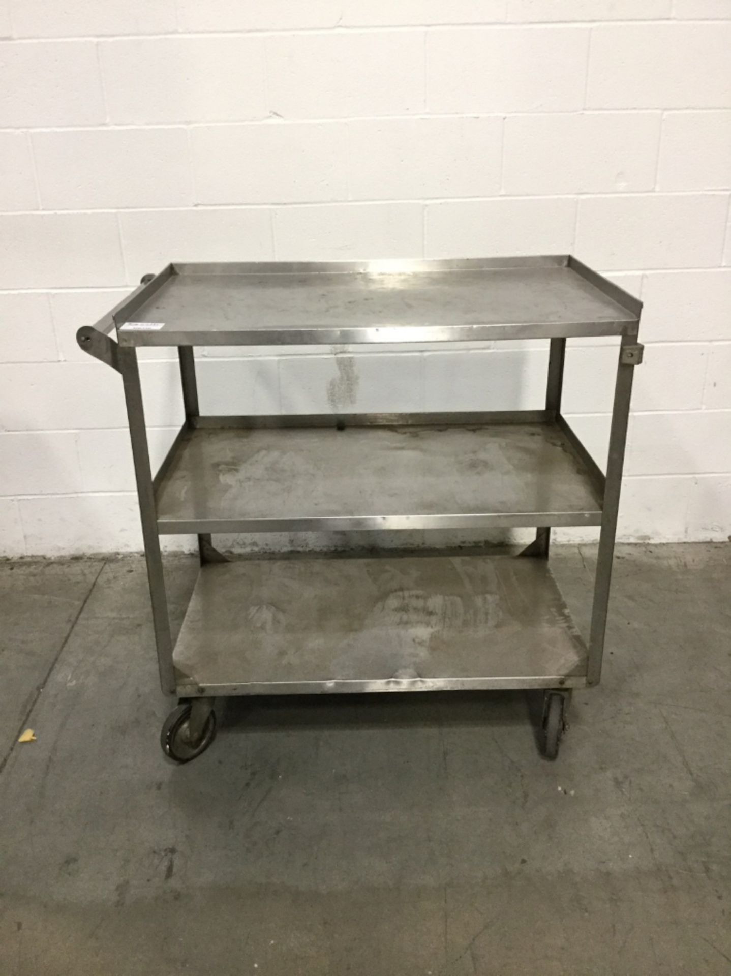 (1) Lakeside 3 Tier Stainless Steel Cart
