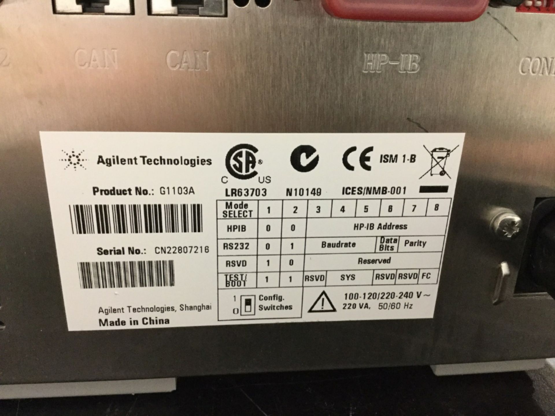 Agilent 8453 UV Visible Spectrometer - Image 2 of 4