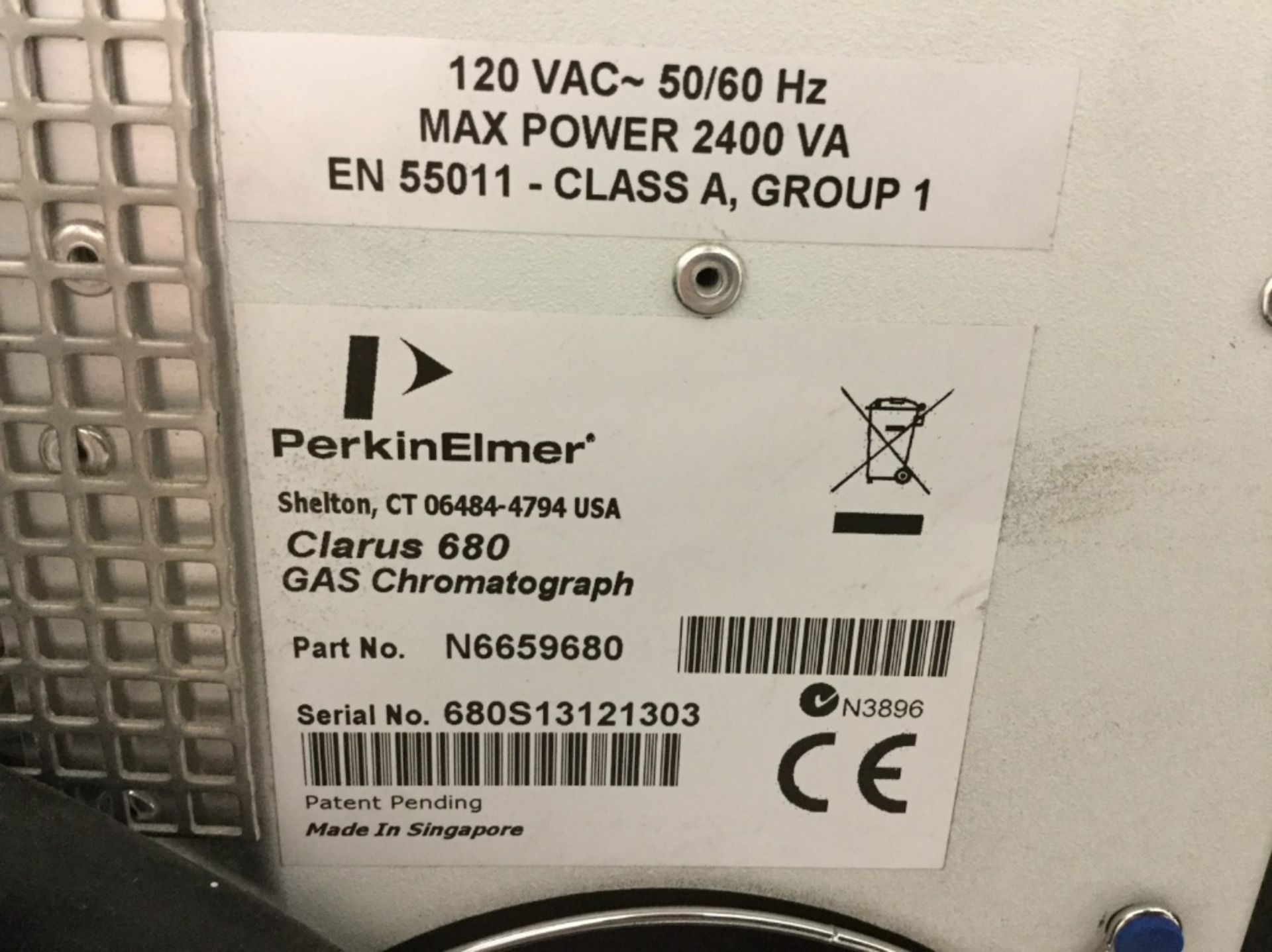 Perkin Elmer Clarus 680 Gas Chromatography - Image 2 of 9