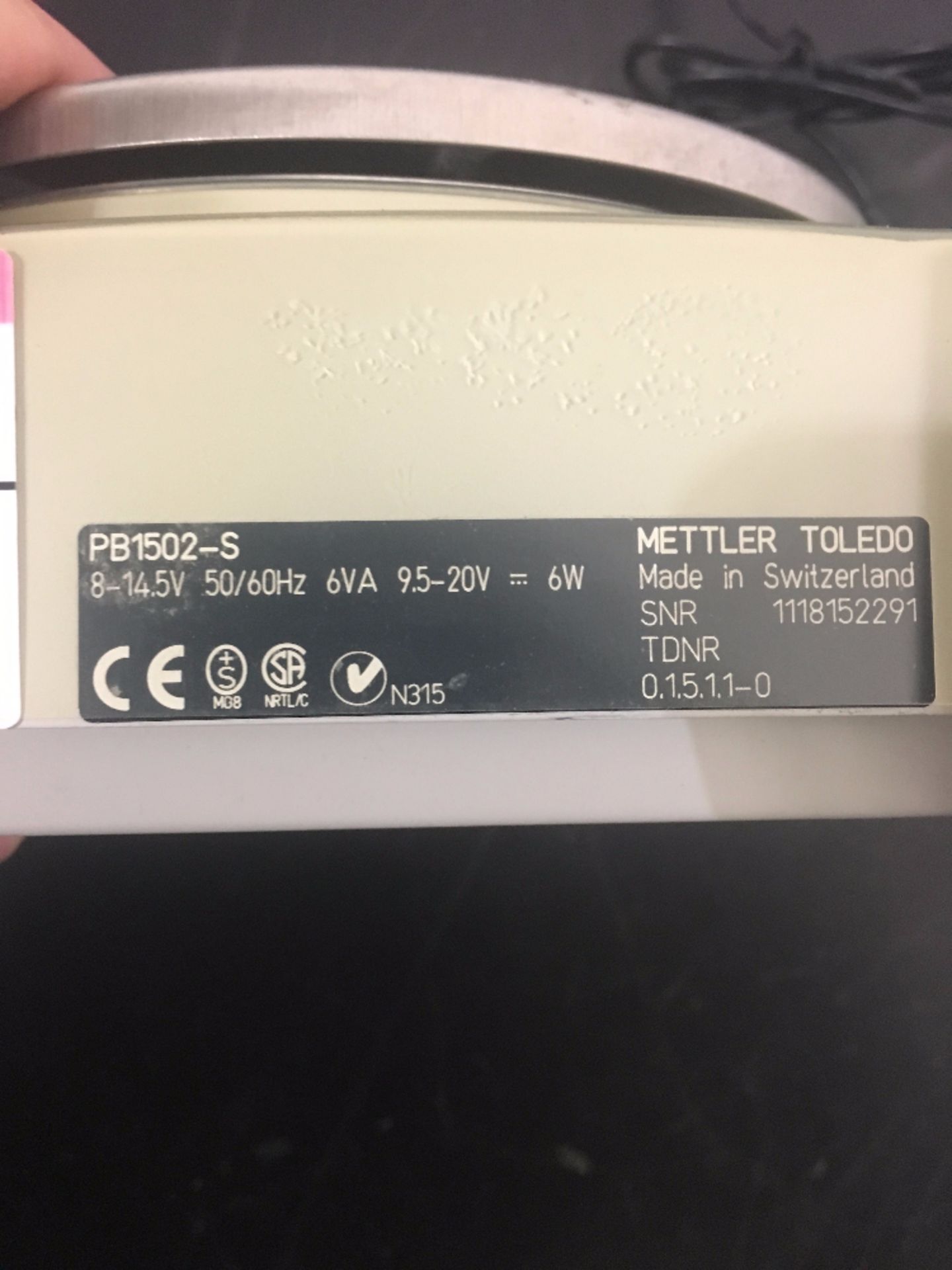 Mettler Toledo PB1502-S Toploader Balance - Image 2 of 2