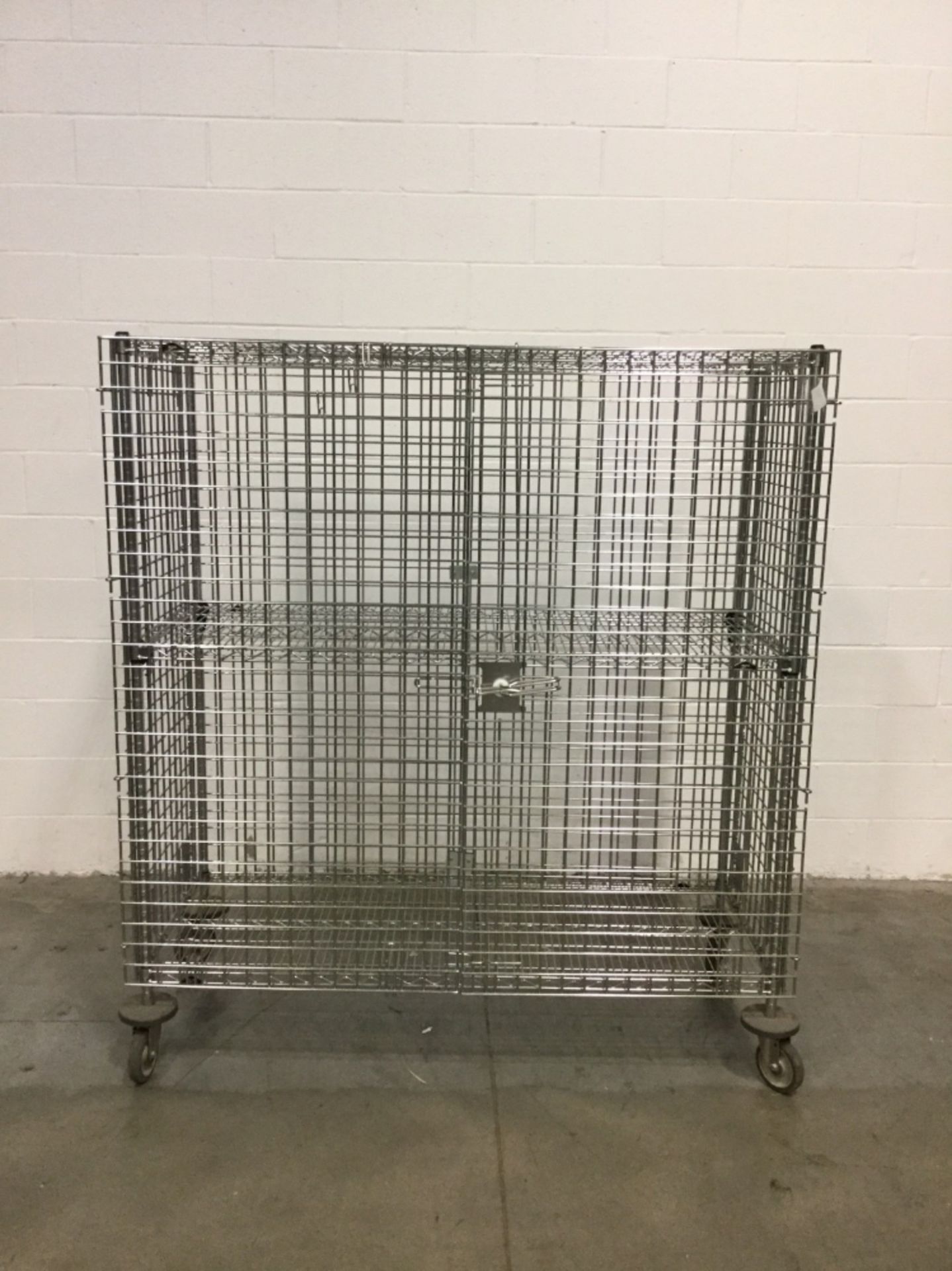 5' Stainless Steel Metro Rack with Caging