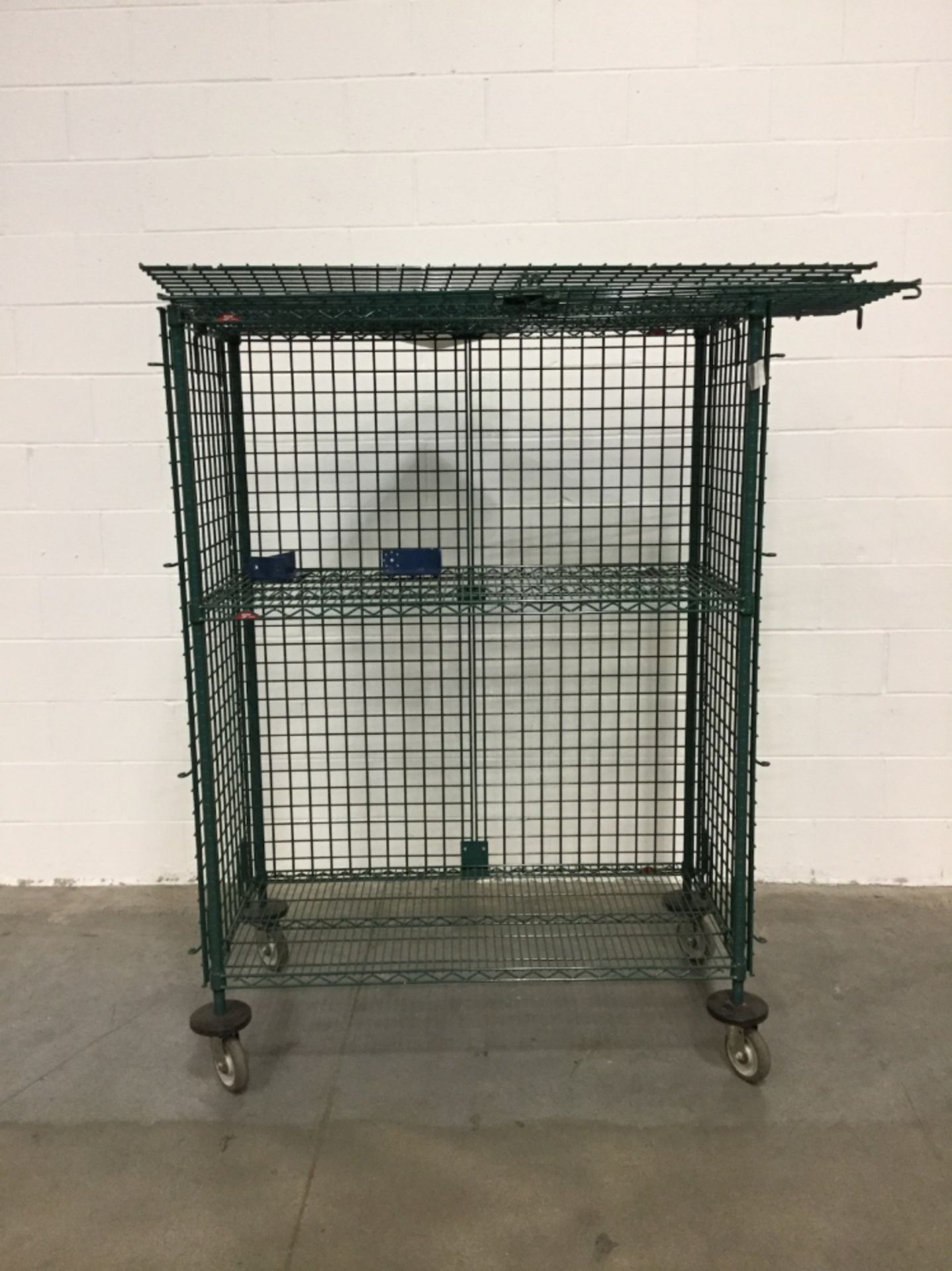 4' Stainless Steel Metro Rack with Caging