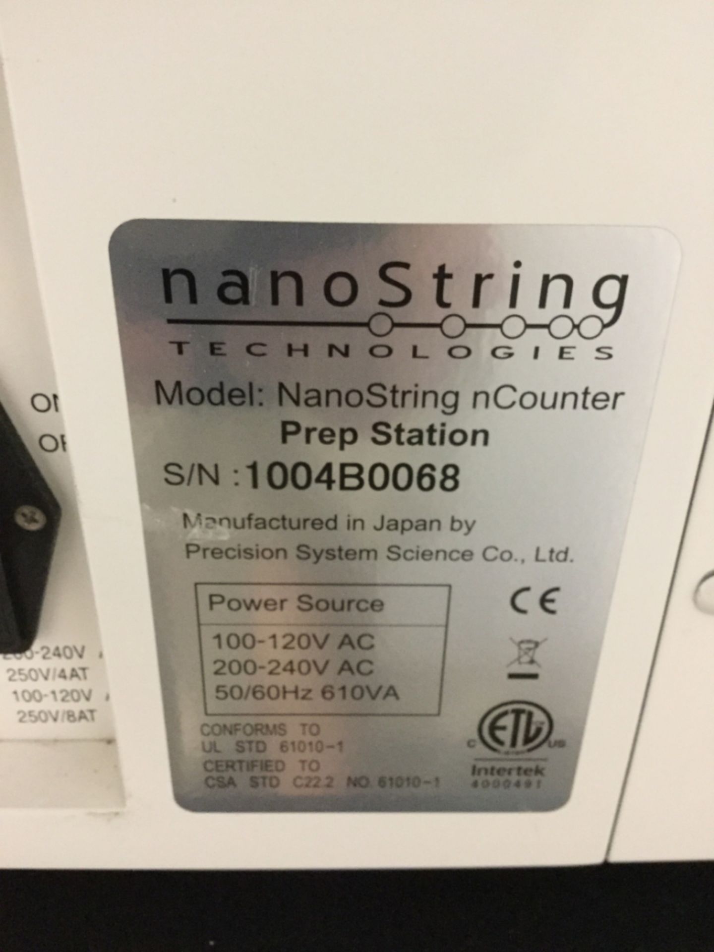 NanoString Technologies nCounter Prep Station - Image 2 of 4