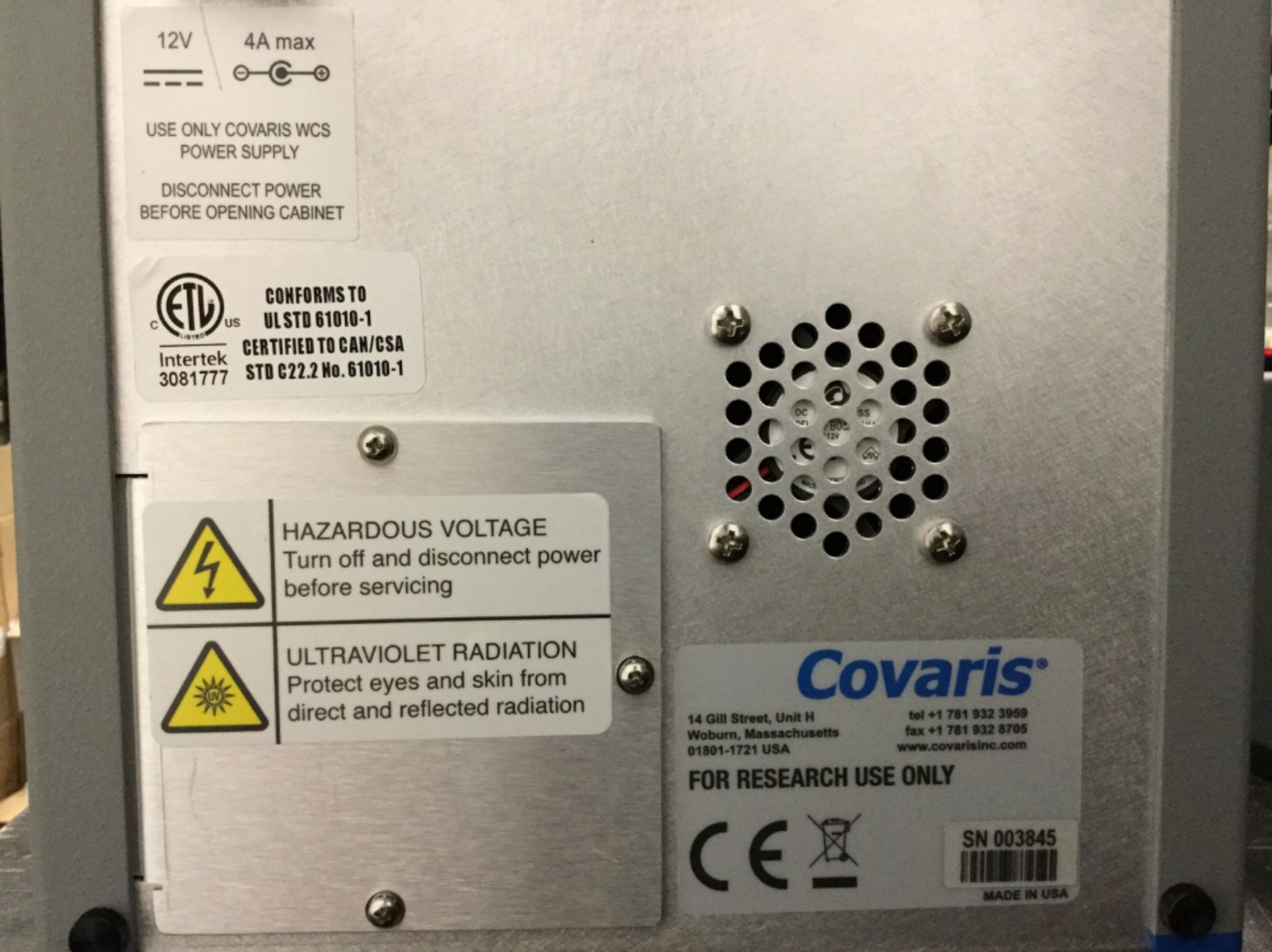 Covaris E210 Ultrasonicator - Image 4 of 4