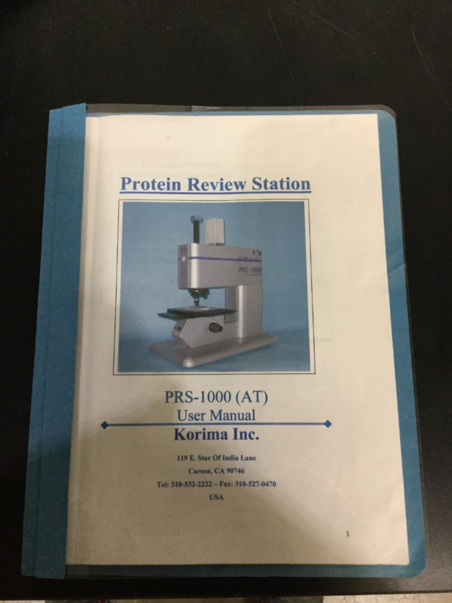 Korima PRS-2000 Protein Review Station - Image 5 of 5