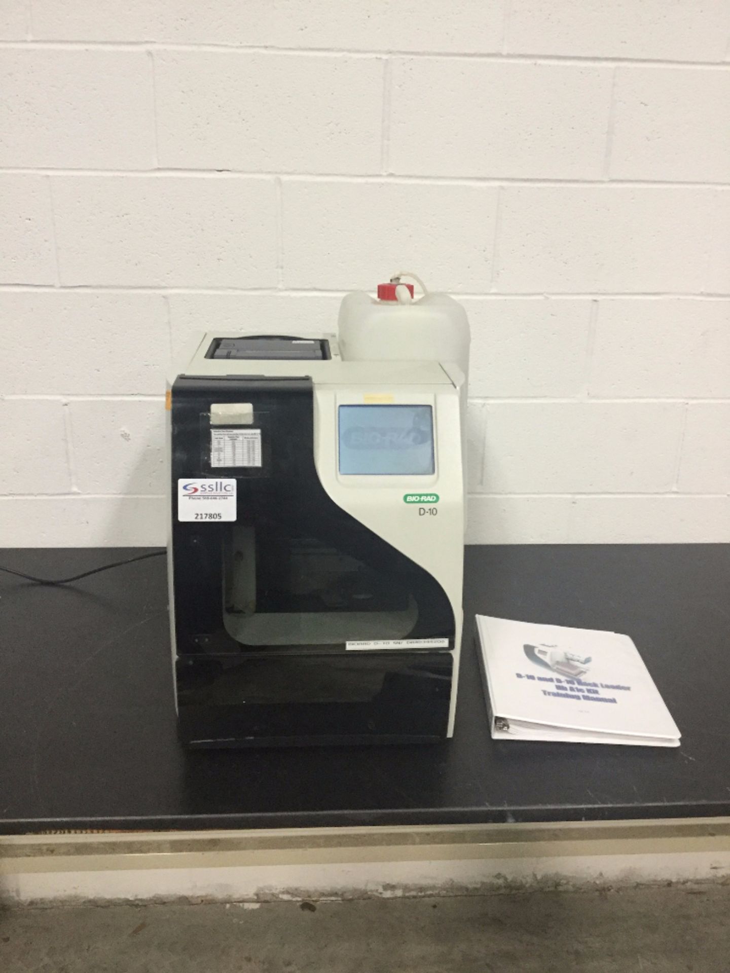 BioRAD D-10 Hemoglobin Testing System