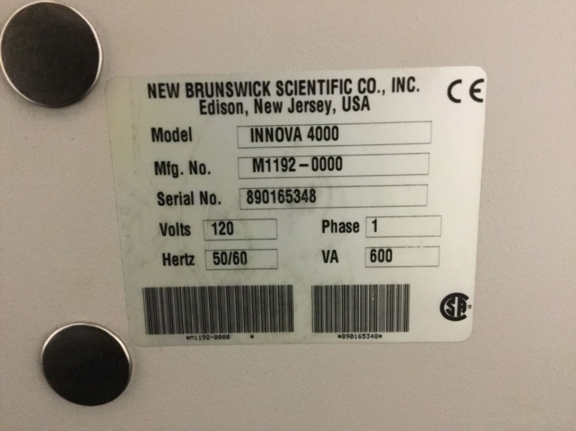 New Brunswick Scientific Innova 4000 Incubator Shaker - Image 2 of 2