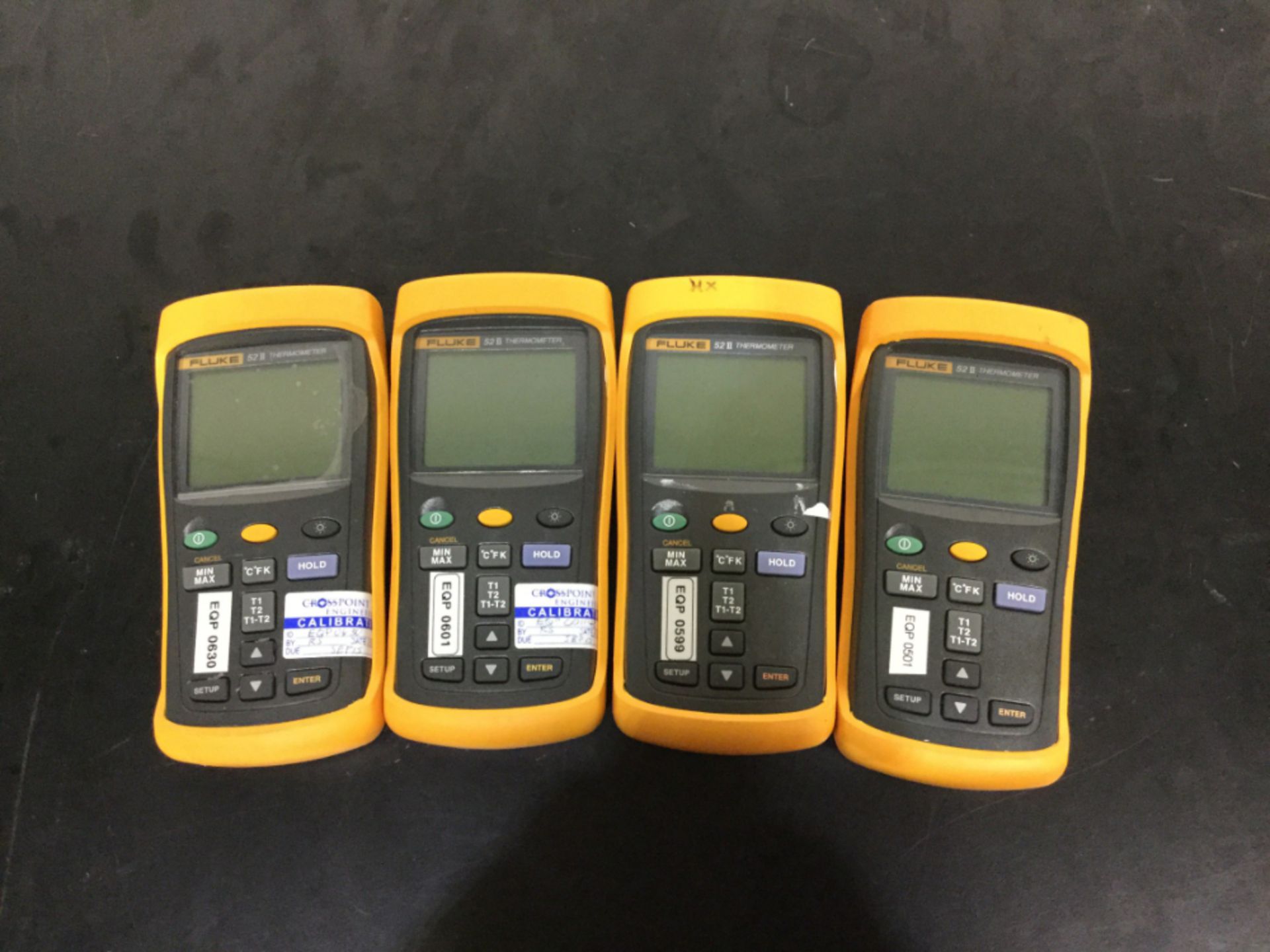 Lot of (4) Fluke 52 II Thermometers