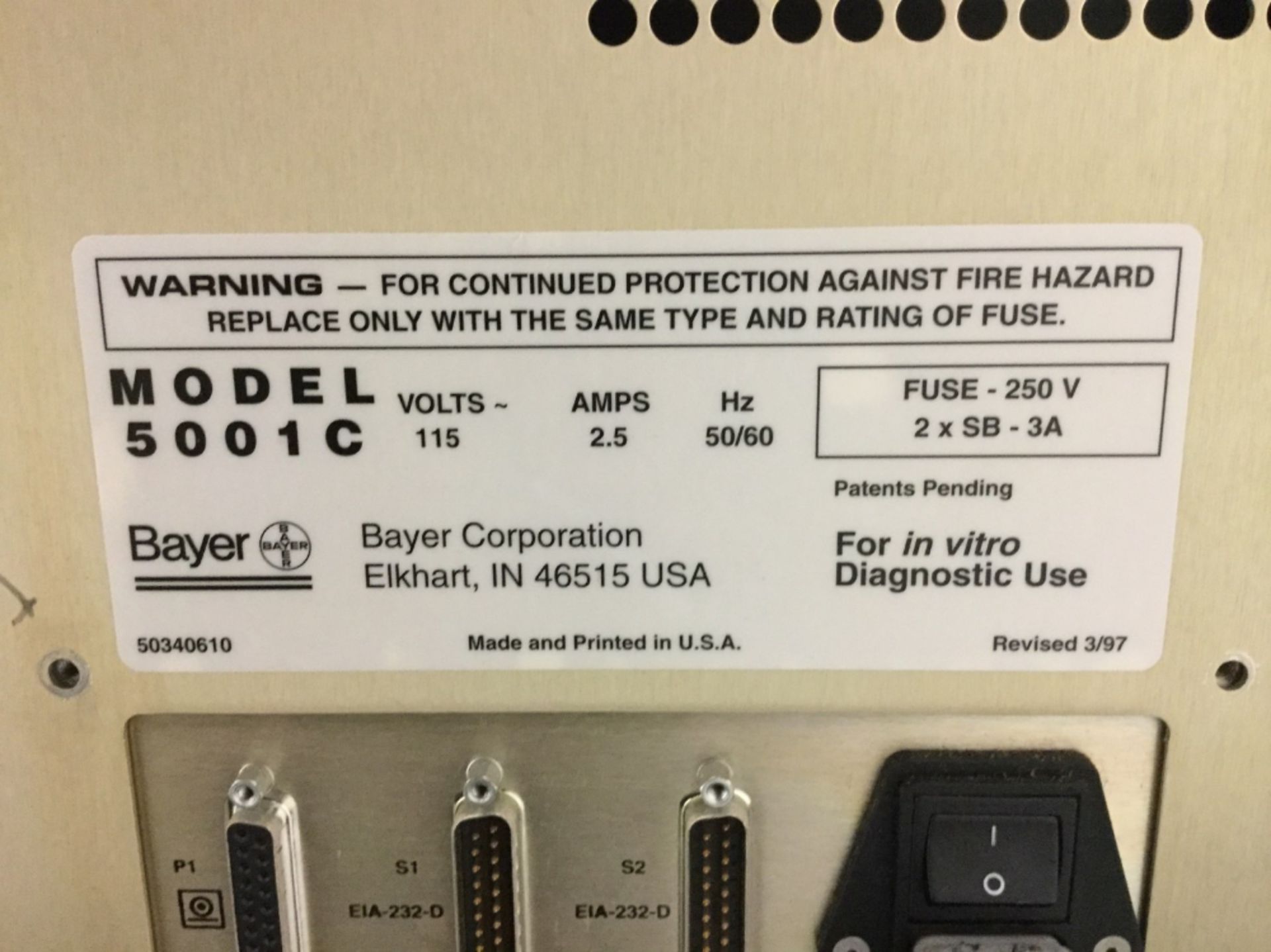 Bayer Clinitek Atlas Urine Chemistry Analyzer - Image 2 of 2