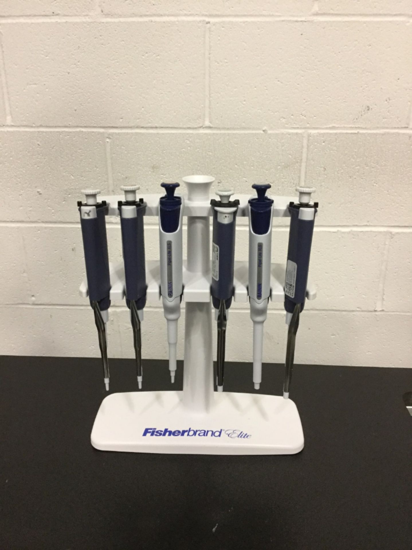 Lot of (6) Rainin Single Channel Pipettes