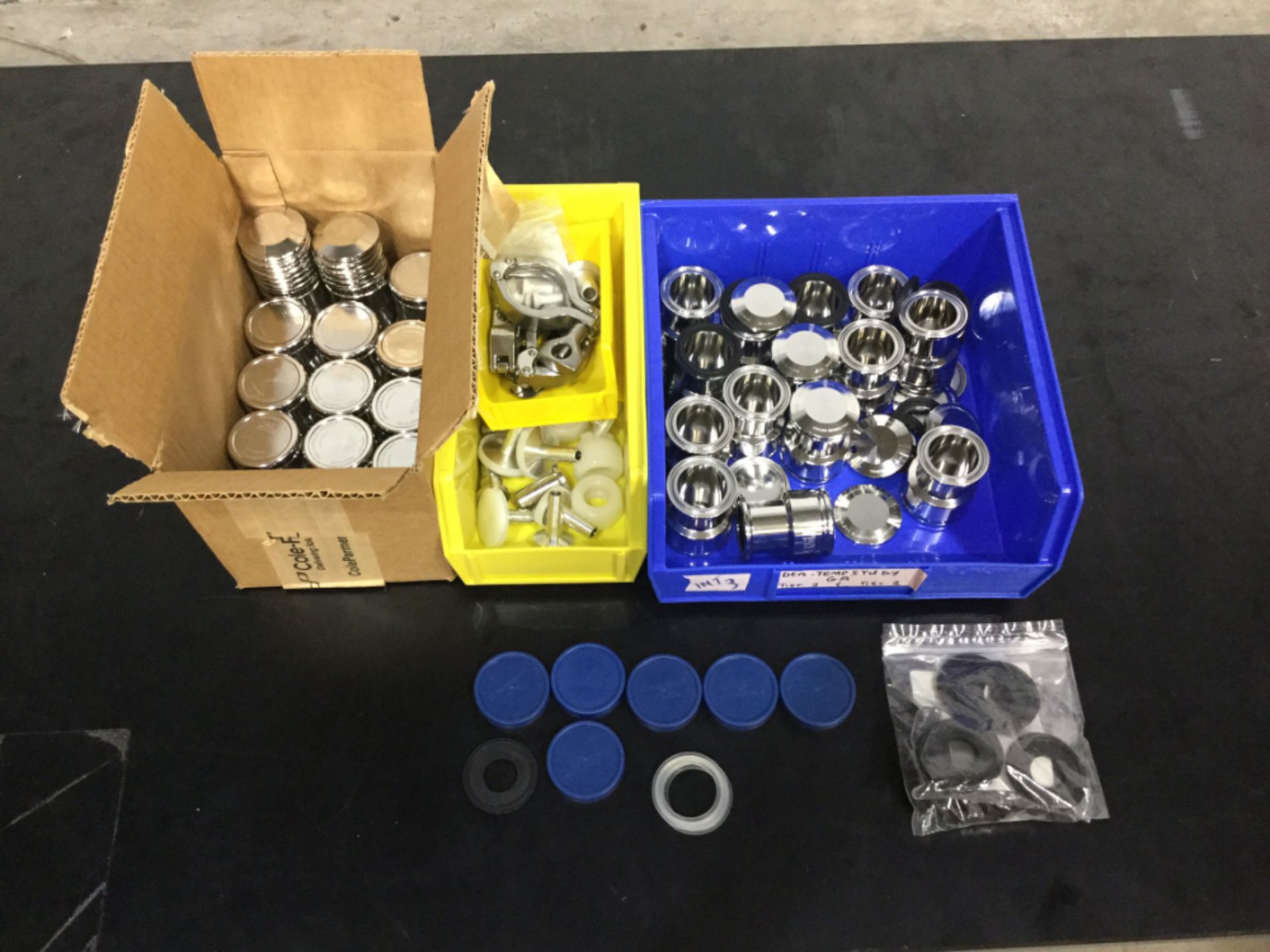 Lot of Stainless Steel Vessel Accessories