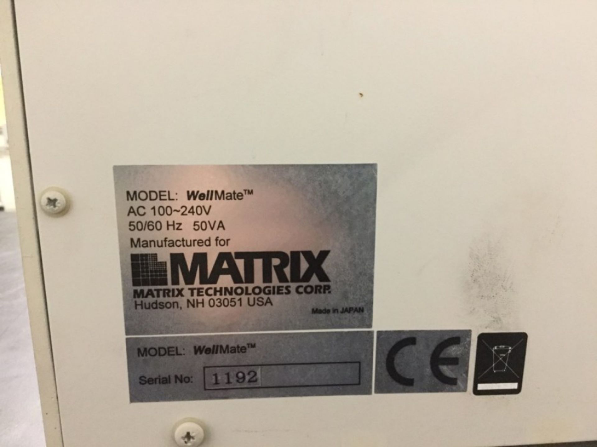 Matrix WellMate Microplate Dispenser - Image 2 of 2