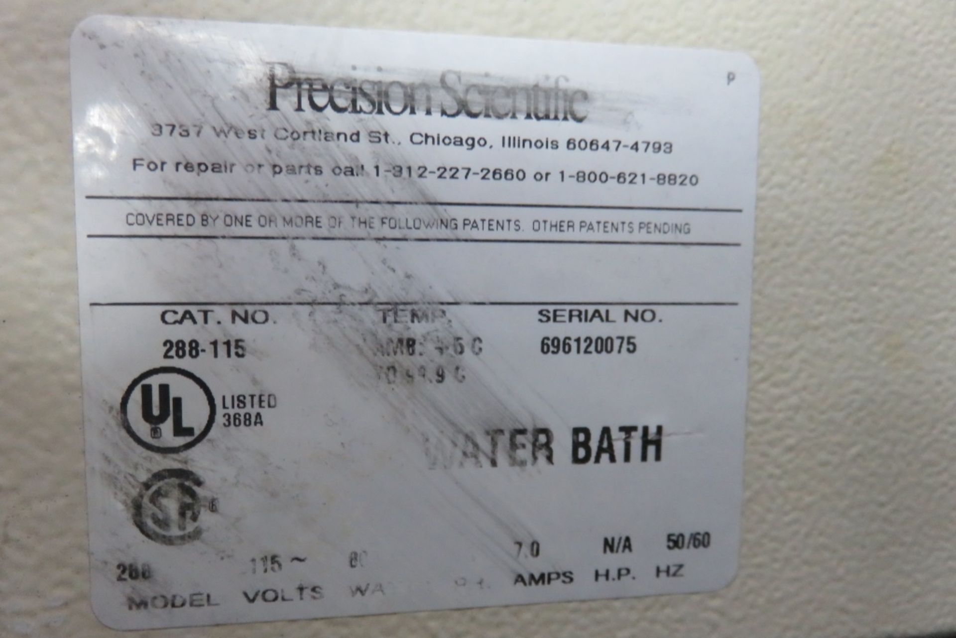 Thermo Precision 288-115 Dual Water Bath - Image 5 of 5
