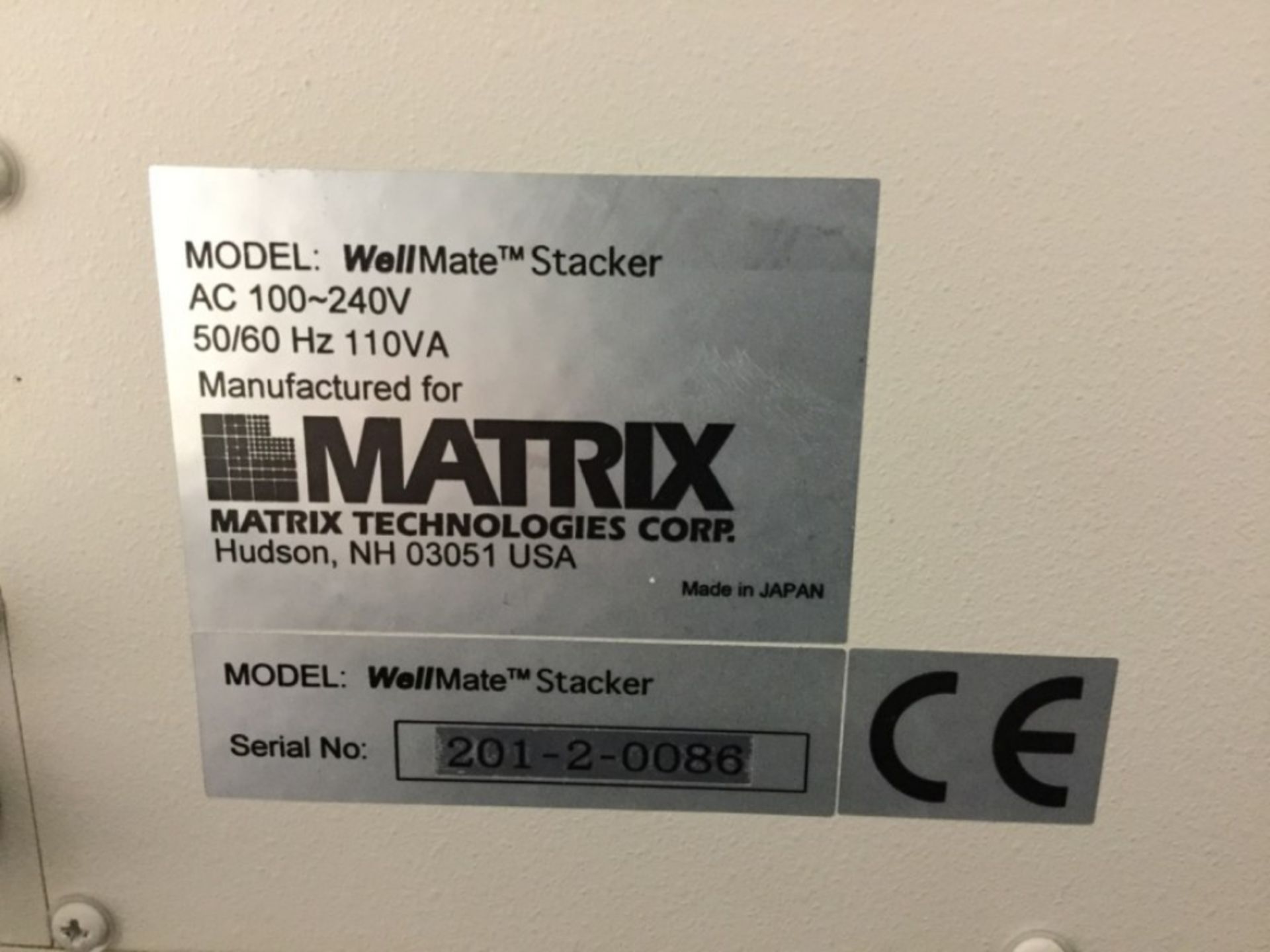 Matrix WellMate Dispenser and Stacker - Image 3 of 3