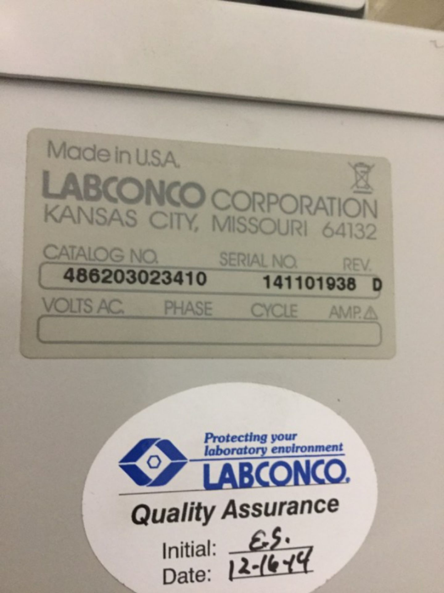 Labconco Protector XVS Ventilation Station - Image 2 of 2