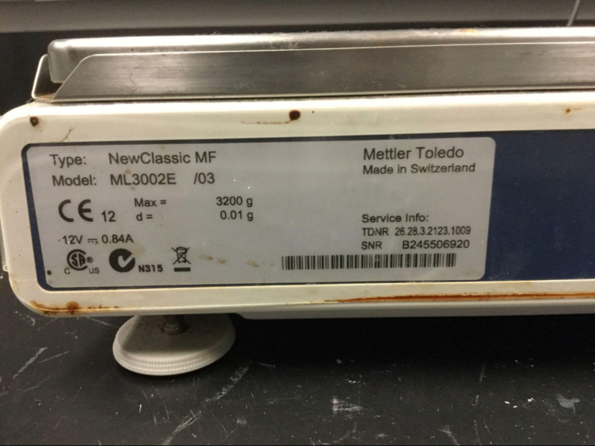 Mettler Toledo ML3002E Digital Scale - Image 2 of 2