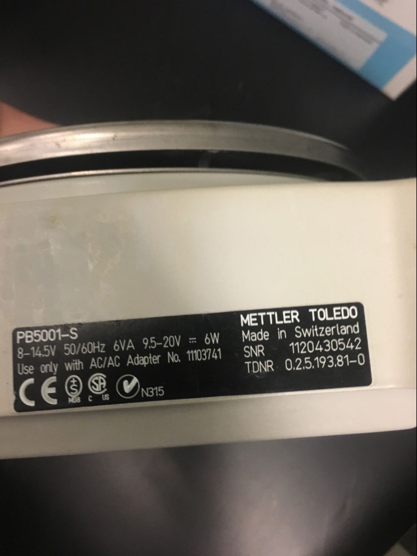 Mettler Toledo PB5001-S Digital Scale - Image 2 of 2