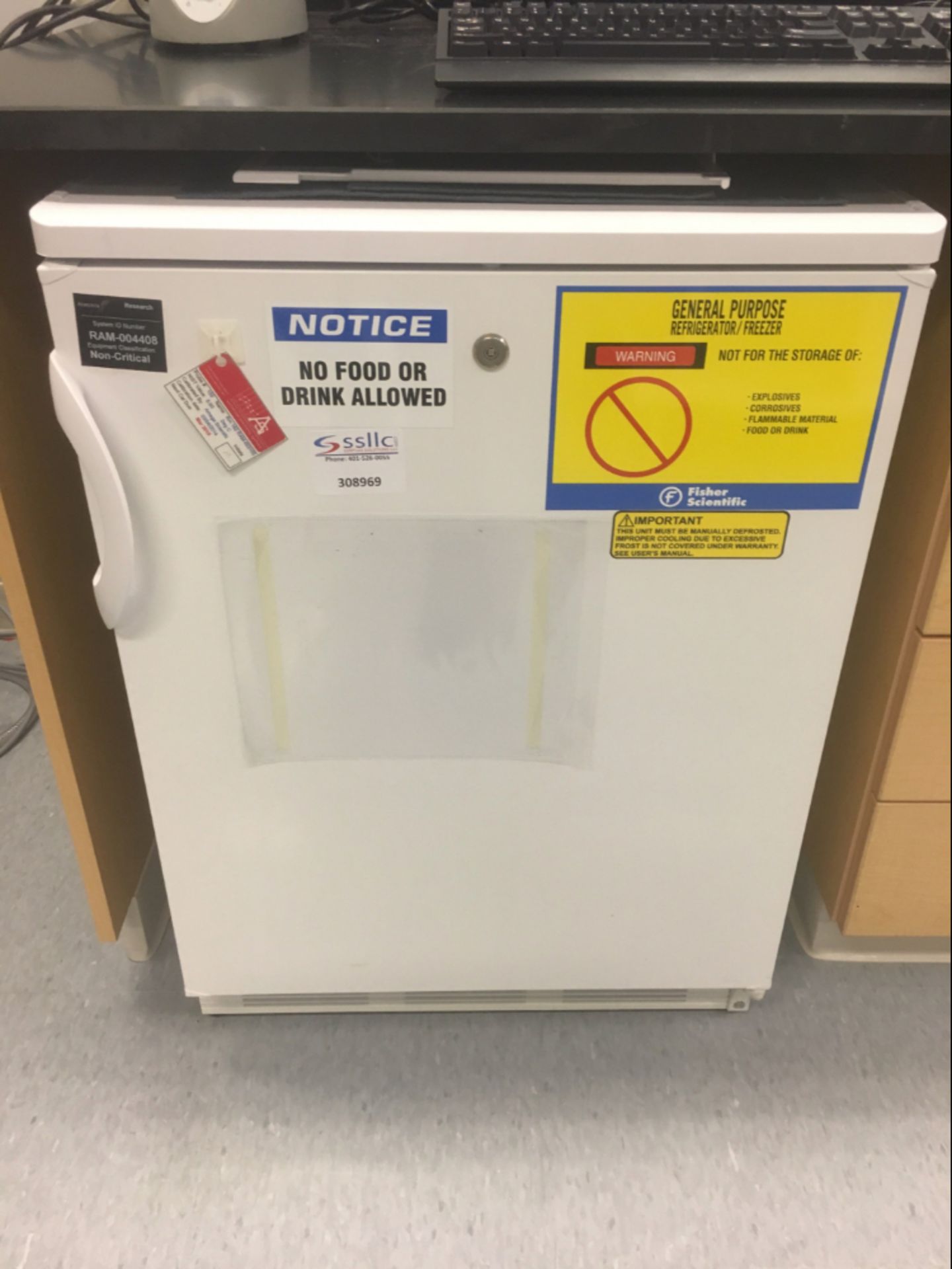 Fisher Scientific Undercounter Refrigerator