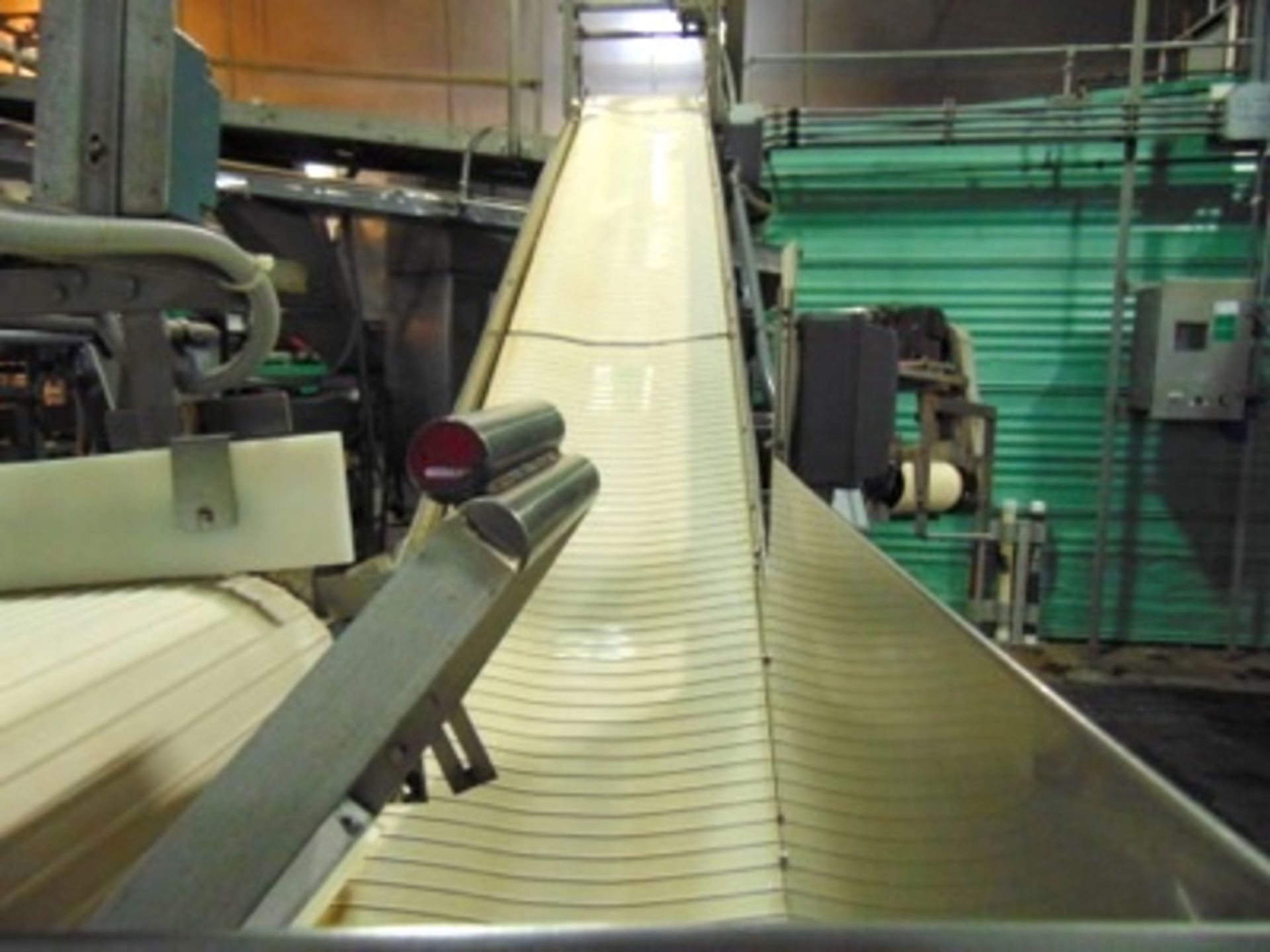 S.S. Product Belt Incline Conveyor, 18"W x 10'L - Image 2 of 2