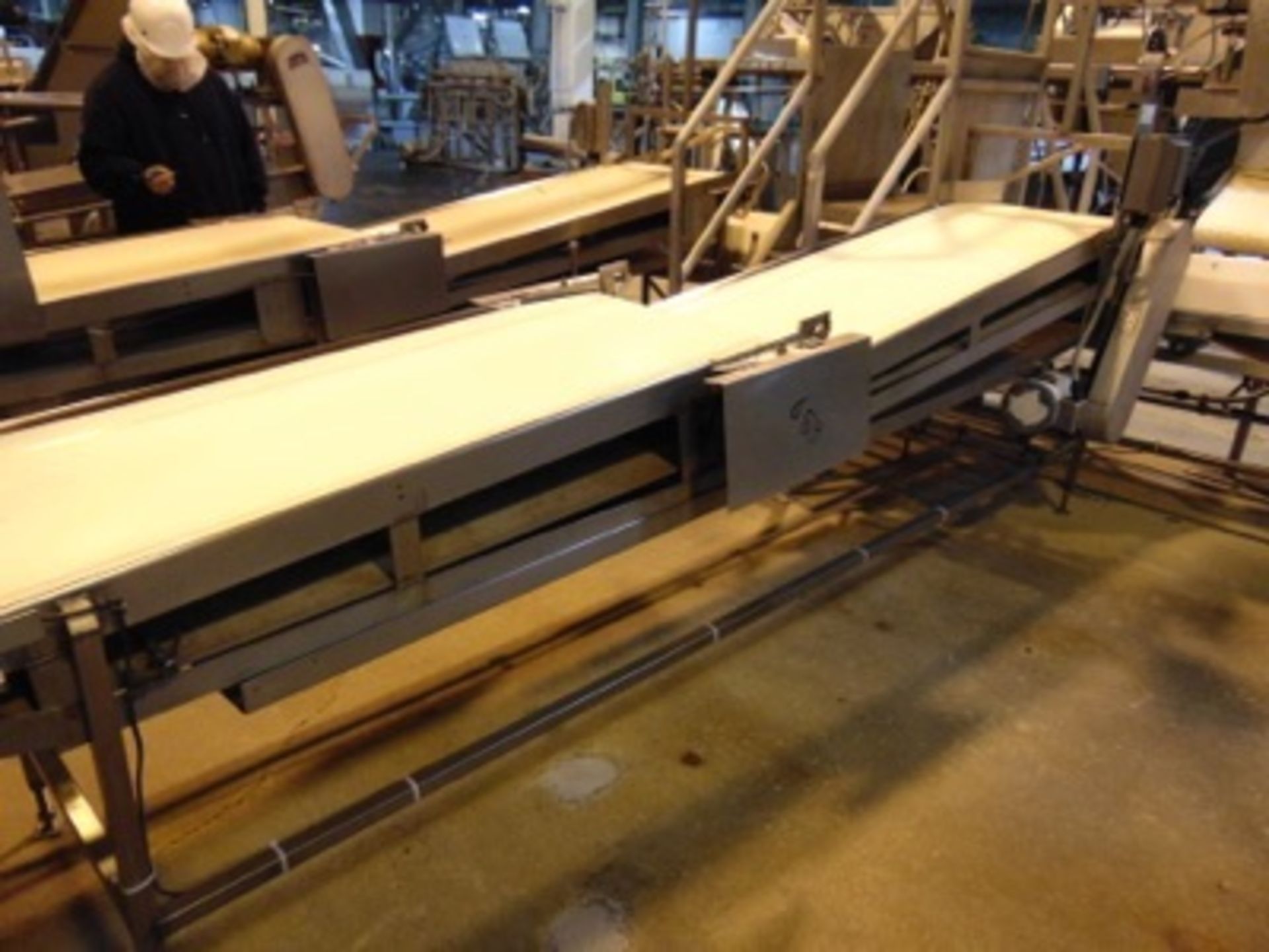 S.S. Product Belt Conveyor, 24"W x 16'L