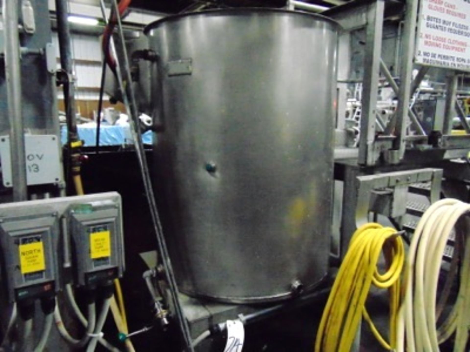 S.S. Mixing Tank, 36" Dia x 48"D (No Agitation)