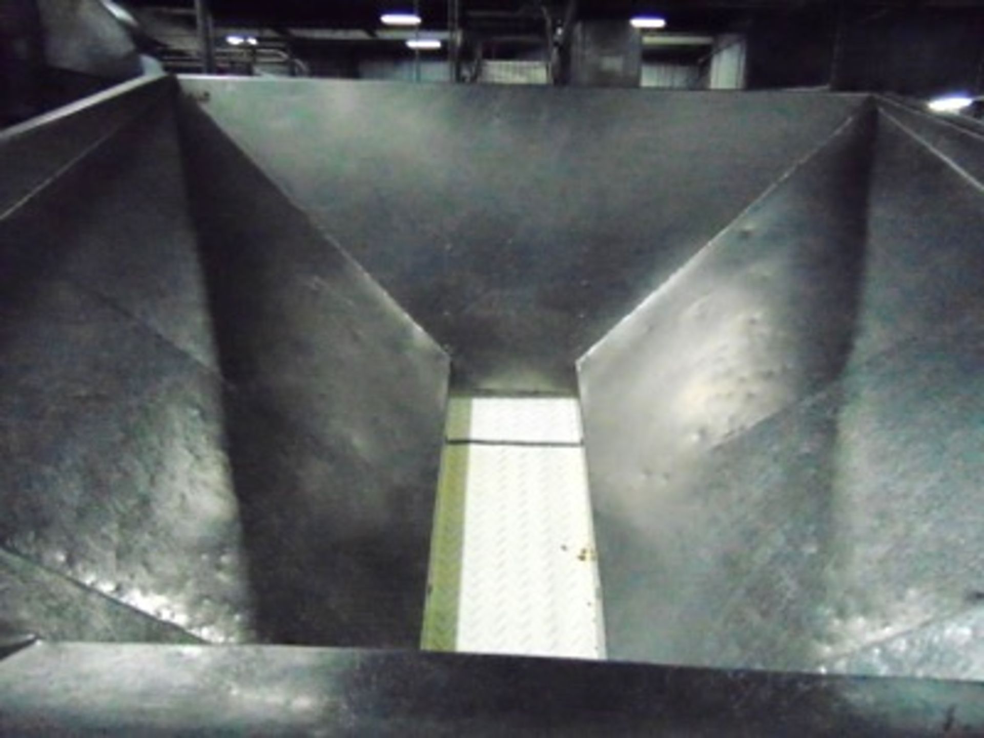 S.S. Product Belt Conveyor w/ Hopper - Image 3 of 4