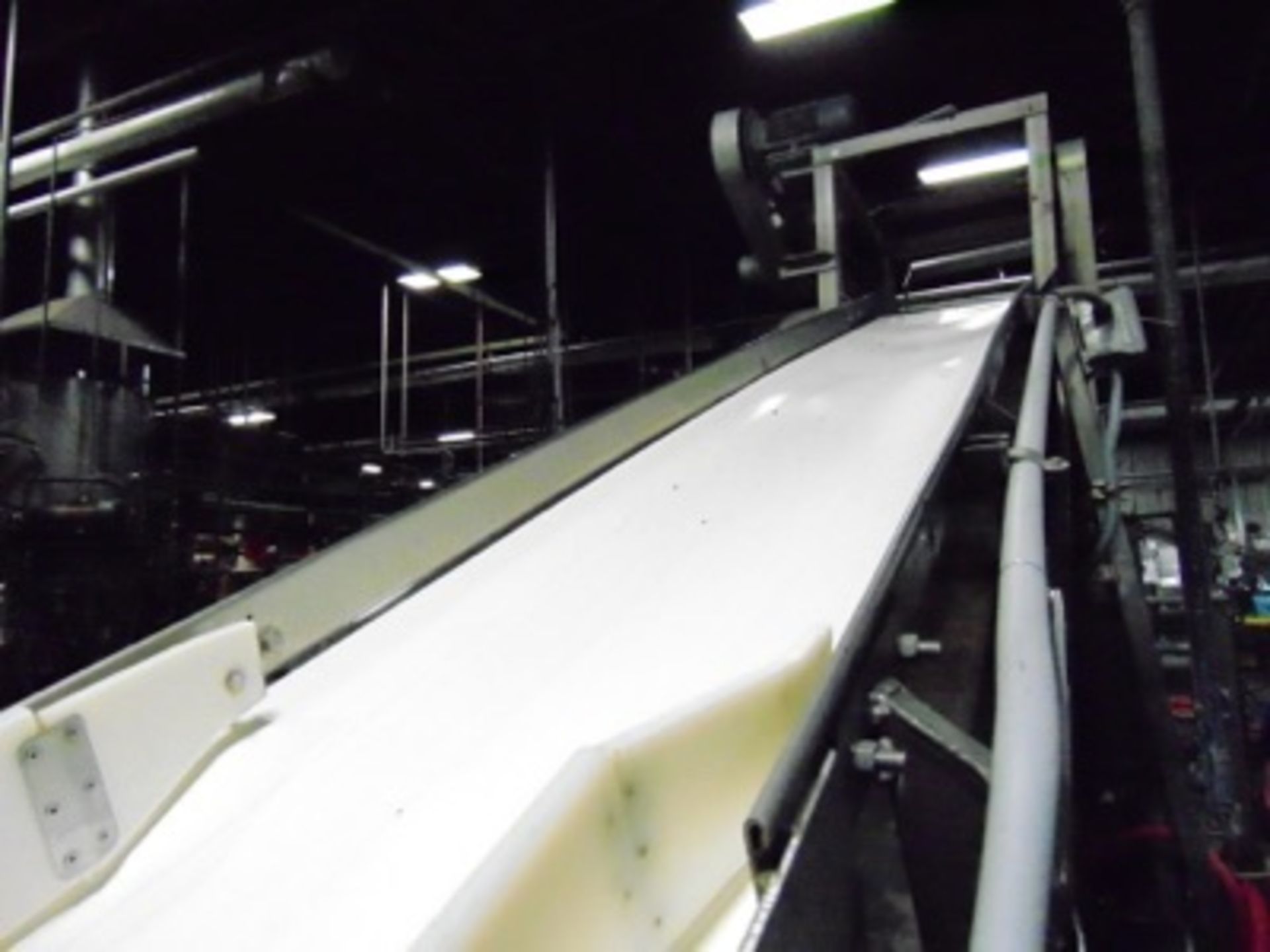 S.S. product Belt Conveyor w/ Hopper - Image 4 of 4