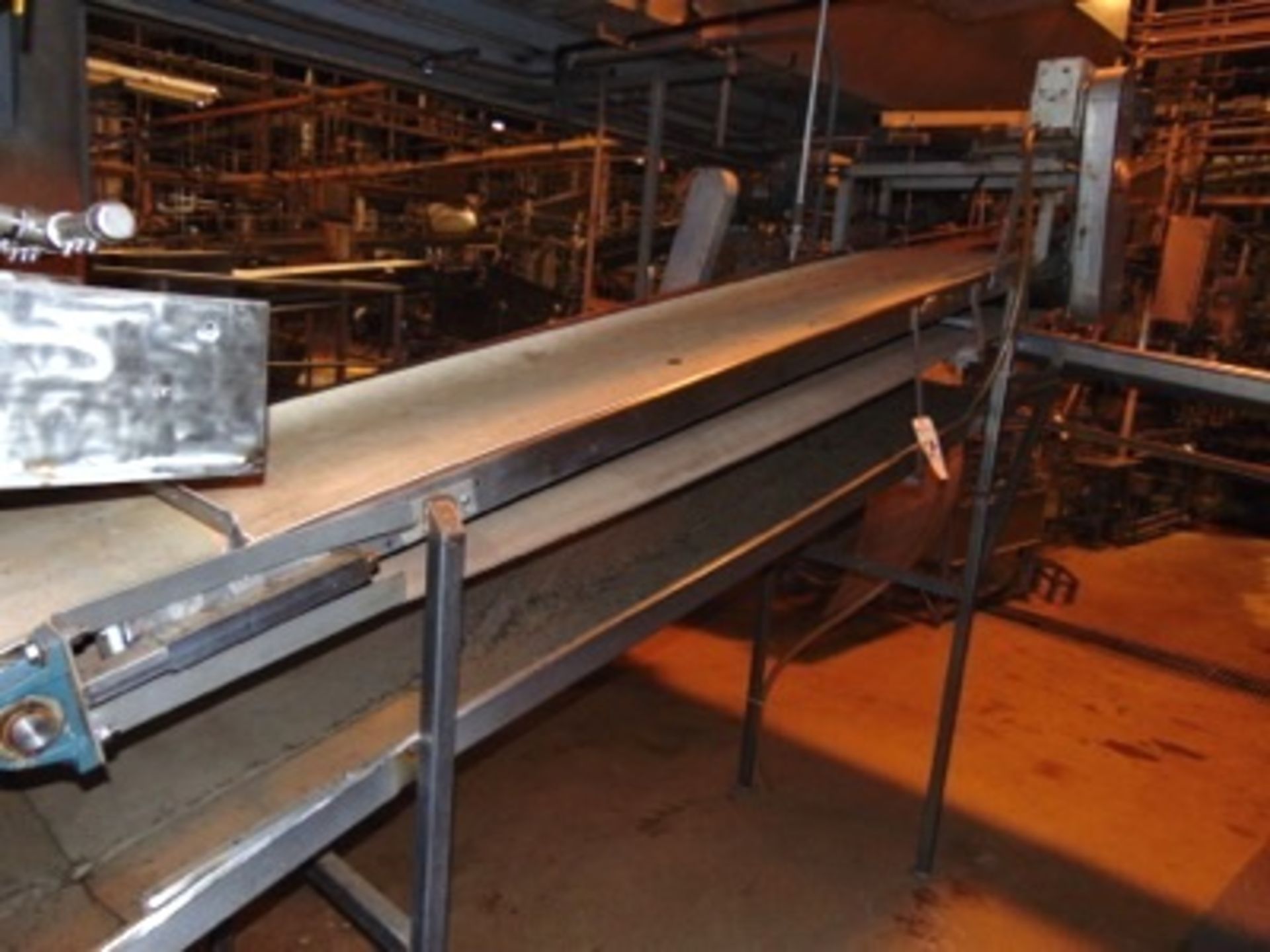 S.S. Product Belt Conveyor, 24"x 10'L