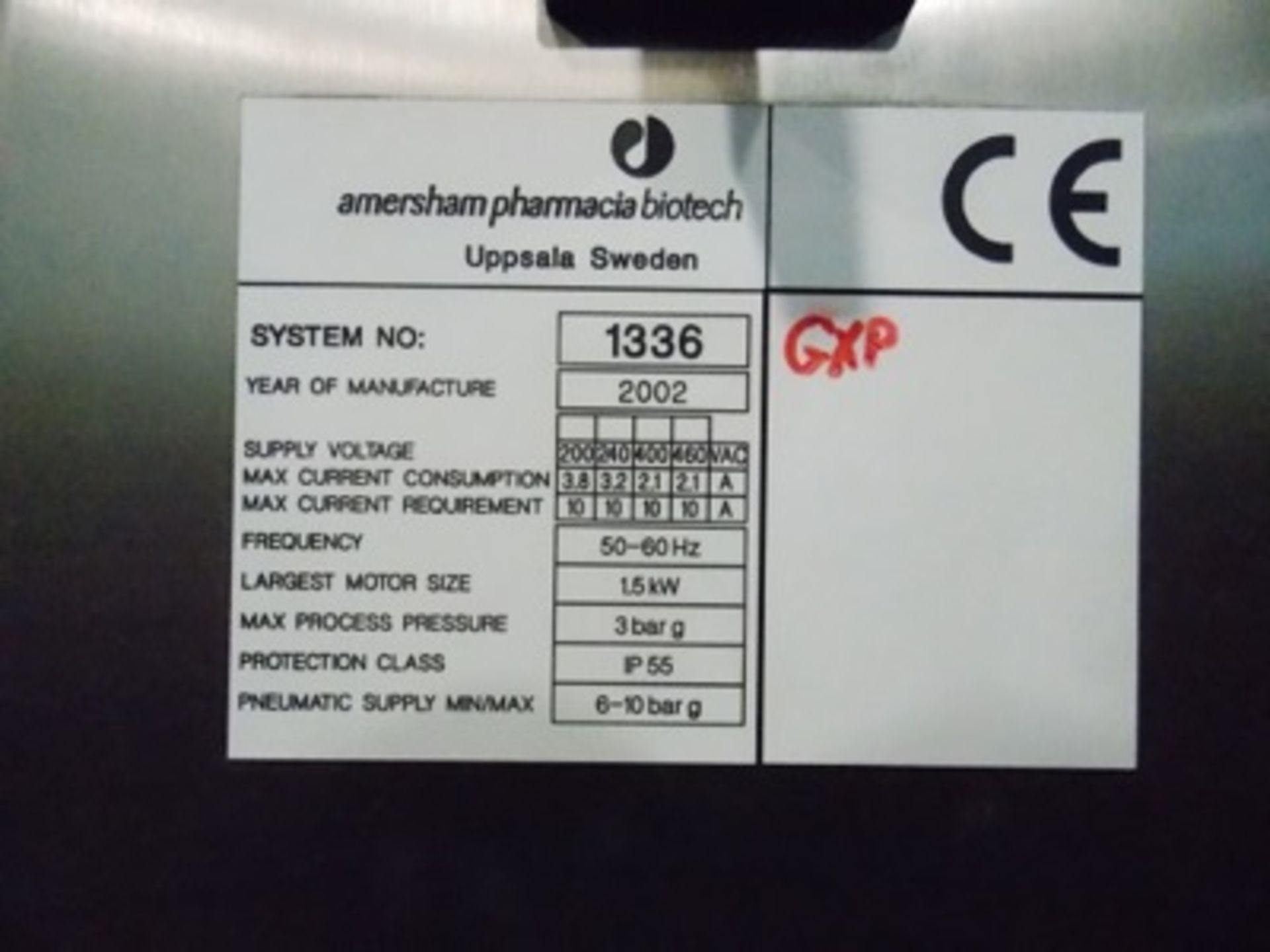 (2002) Amersham UF1DF, Bio Process System w/ (11) Robokux Robo Valves w/ (2) Lews EEK-C350-513, 3- - Image 5 of 5