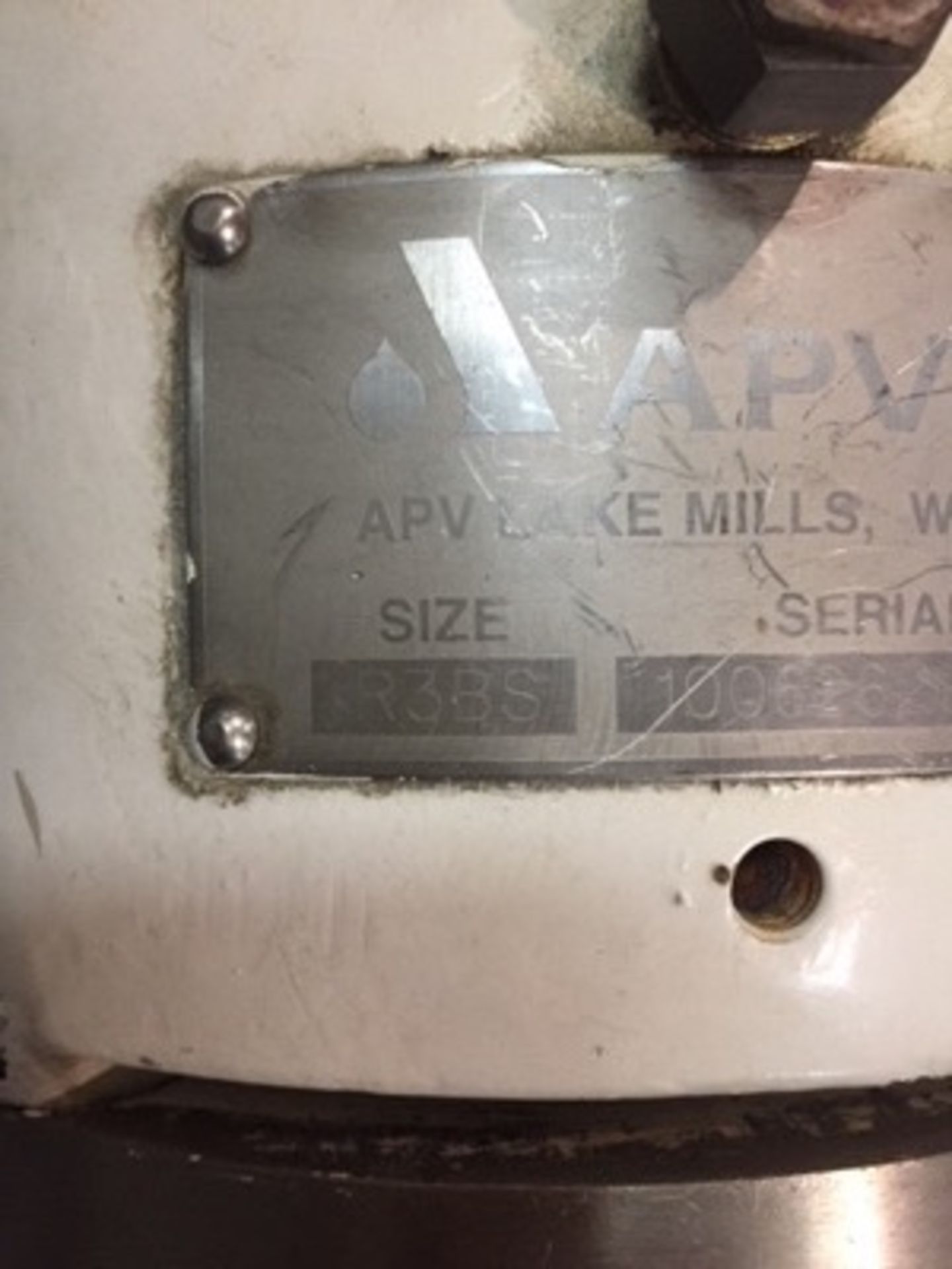 APV Pump, Size: R3BS S/N 10062880706 - Image 3 of 4