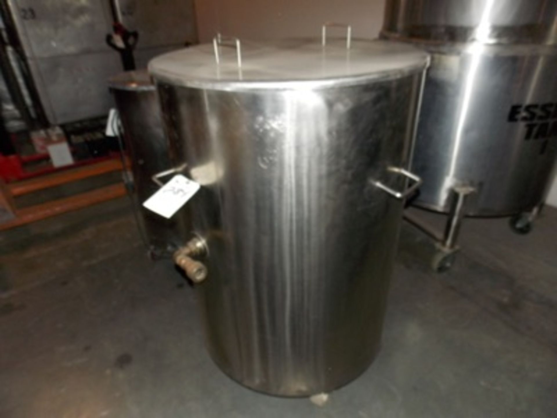 S.S. Approx. 200 Gal Steam Kettle Jacketed Tank Portable (No Lid)