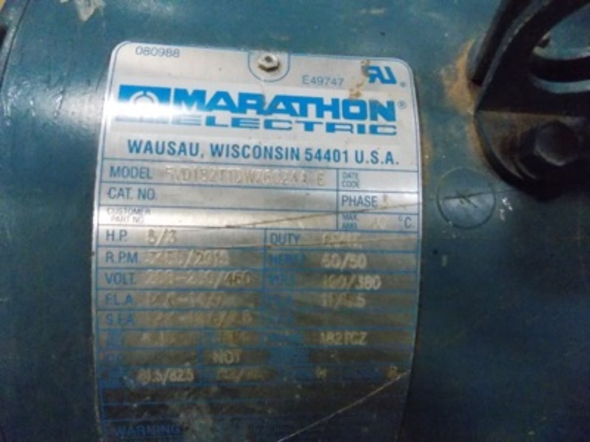 Marathon 5hp Water Pump - Image 2 of 2