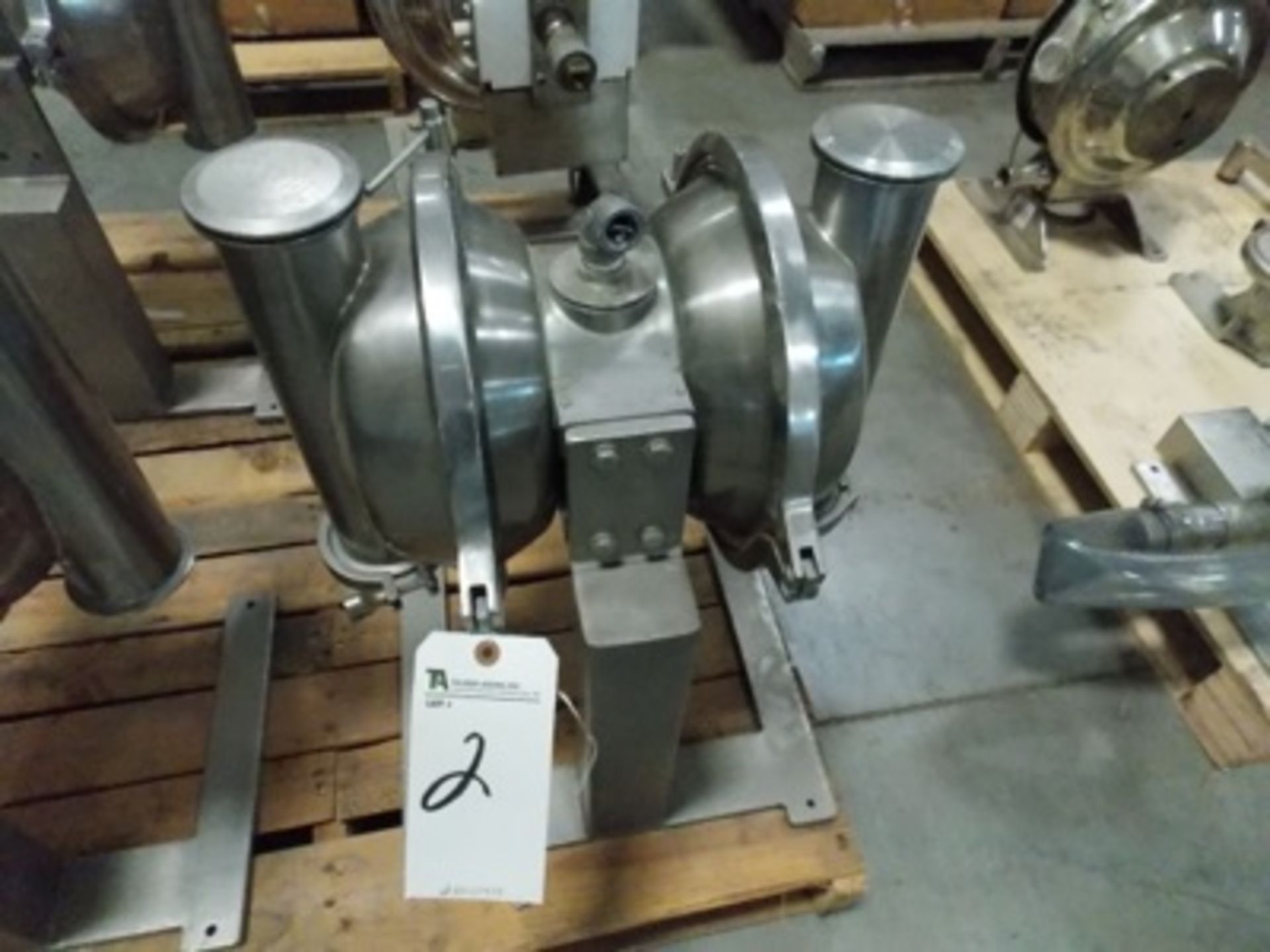 Murzan mod. Pi50DL, S.S., 3" Diaphragm Pump S/N 98033438